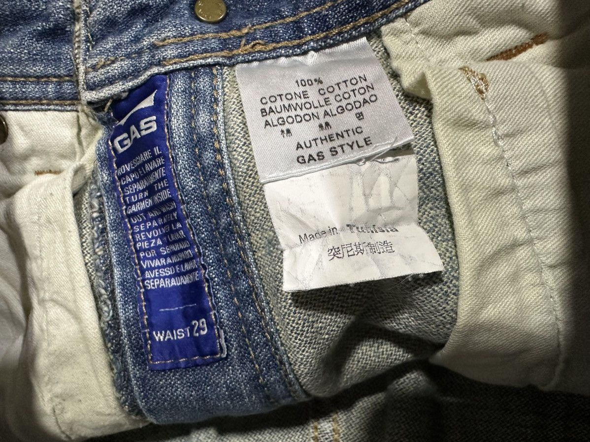 GAS × If Six Was Nine × Japanese Brand 🔥Sick Y2K Gas Jeans Light Wash Flared Denim Faded Size US 30 / EU 46 - 15 Thumbnail
