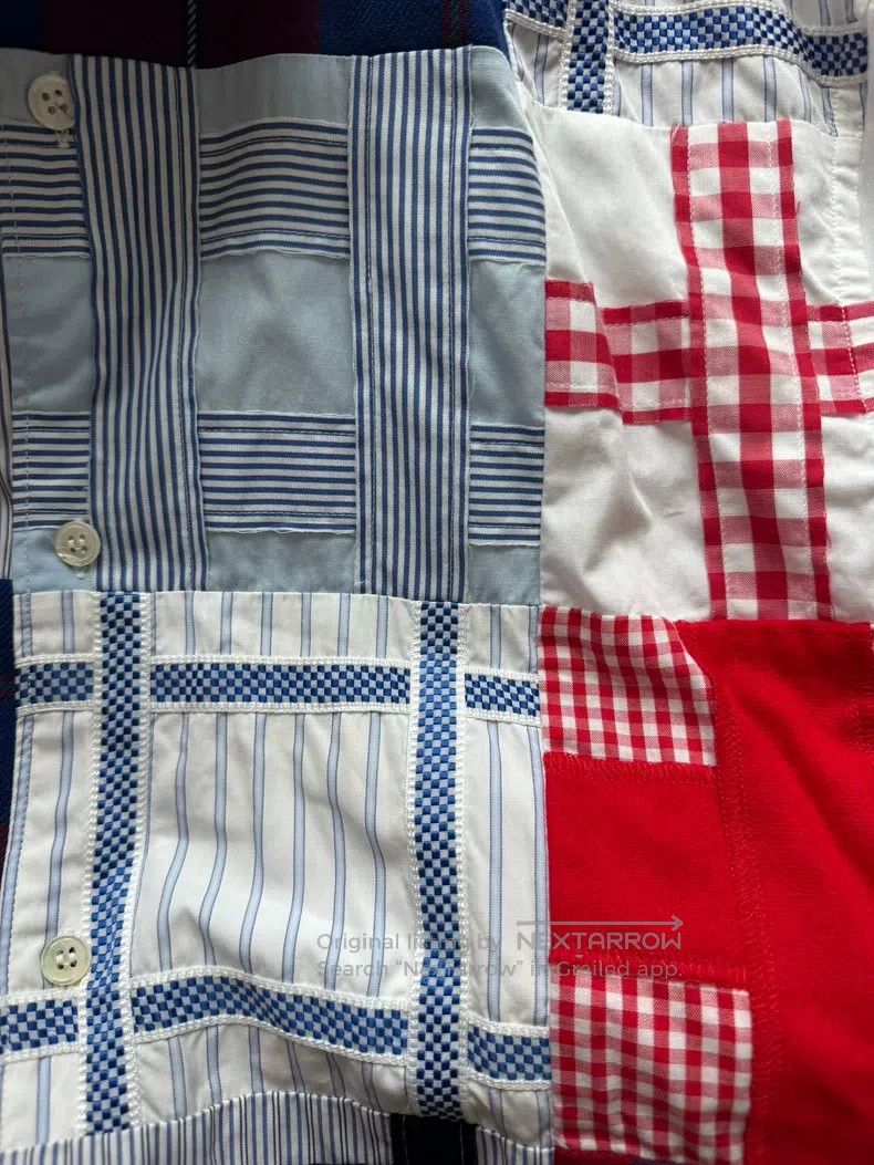 Comme Des Garcons Patchwork Shirt