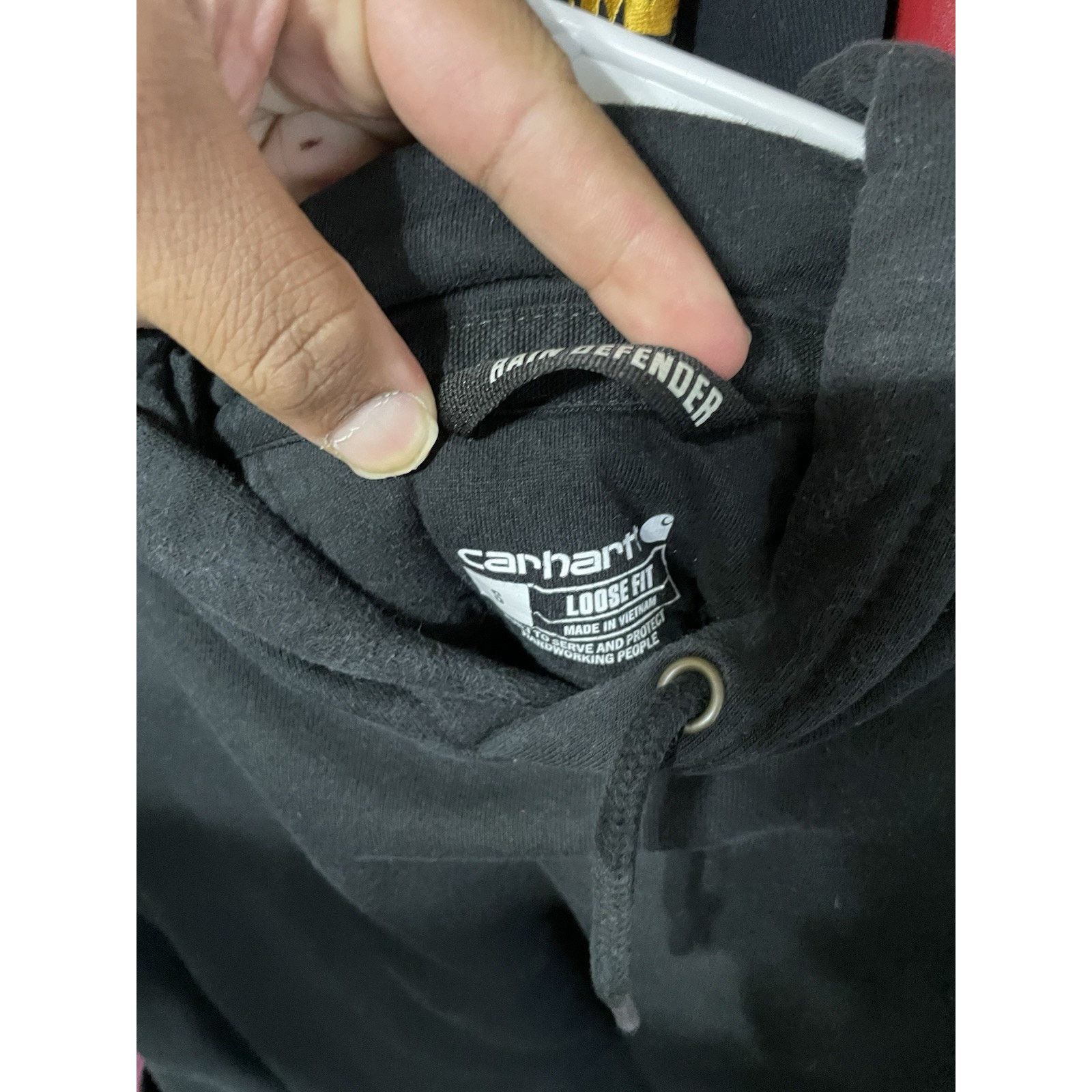 Carhartt Size S- Carhartt Hoodie Sweatshirt Black Logo Pullover Mens Size US S / EU 44-46 / 1 - 4 Thumbnail