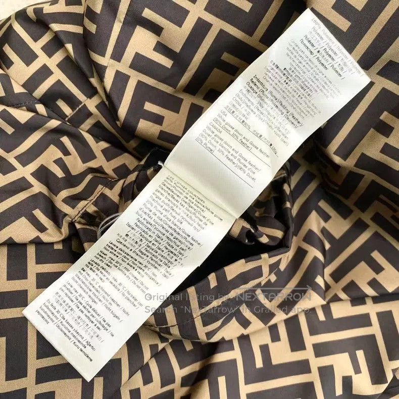 Other Fendi Polyester Double F Logo Printed Reversible Puffer Ja Size US L / EU 52-54 / 3 - 7 Thumbnail