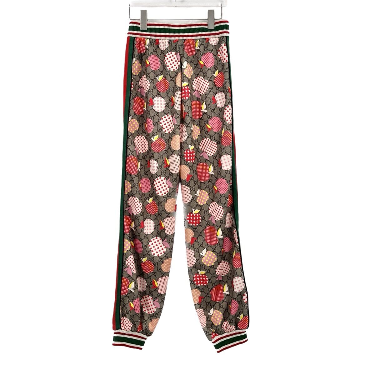 Gucci Gucci Apple Logo Jacquard All-over Print Sweatpants K26WX Size 26" / US 2 / IT 38 - 2 Thumbnail