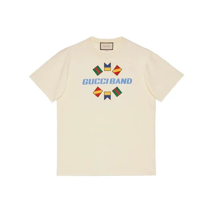 Gucci Gucci Logo Print T-Shirt for Men Size US XS / EU 42 / 0 - 1 Thumbnail