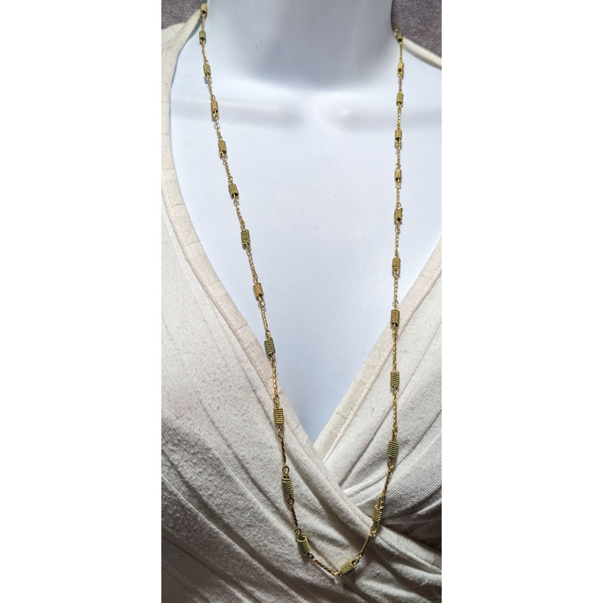 Other Vintage Rope Coil Spiral Bar Link Necklace Size ONE SIZE - 10 Thumbnail