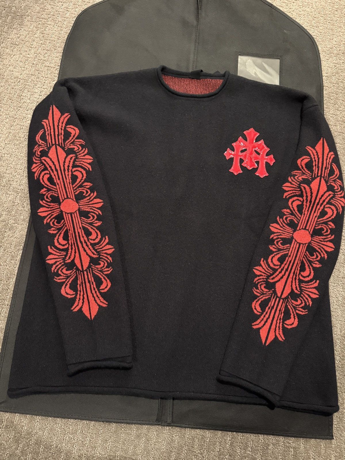 Chrome Hearts Kashmir sweater Size US XL / EU 56 / 4 - 1 Thumbnail