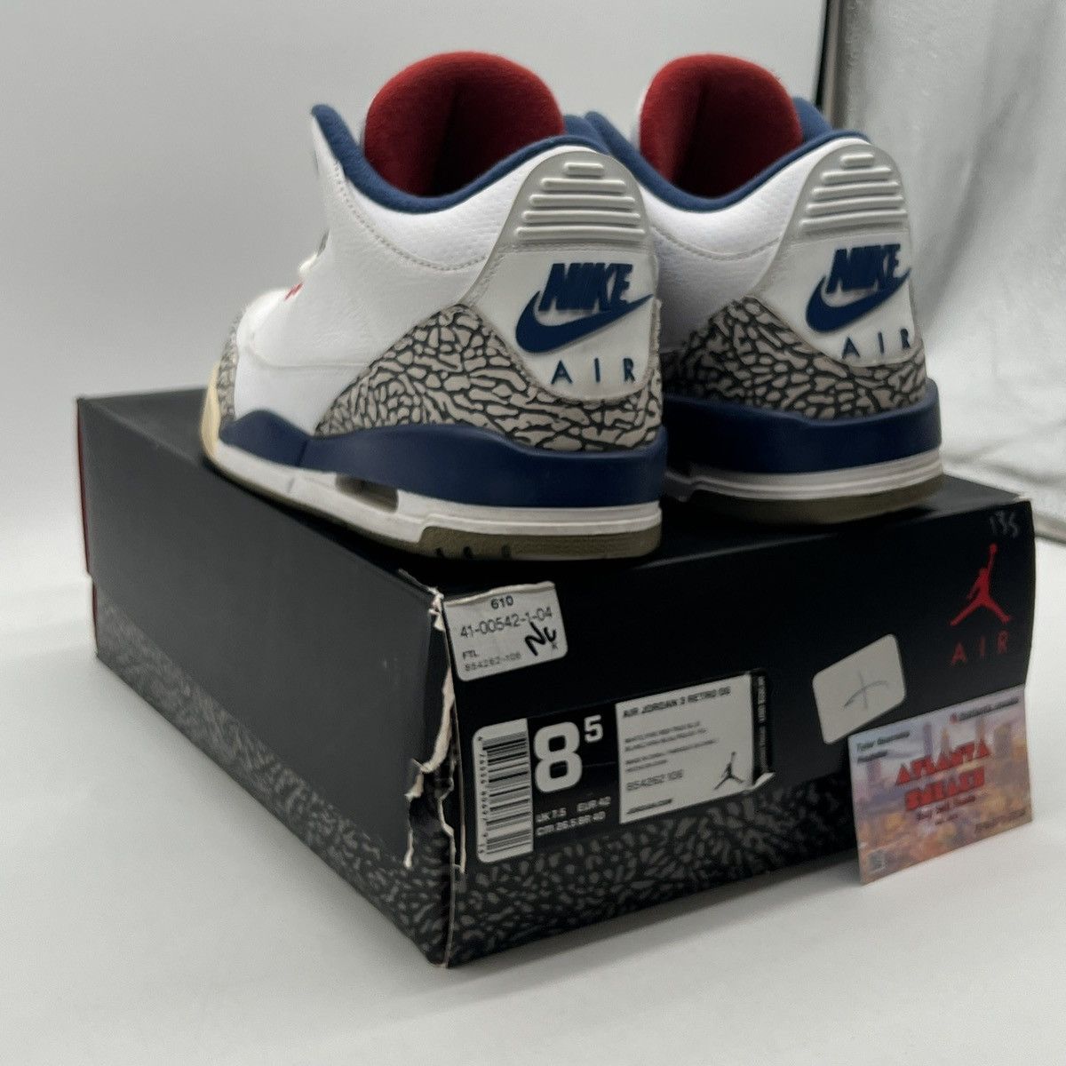 Jordan Brand Air Jordan 3 true blue Size US 8.5 / EU 41-42 - 4 Thumbnail