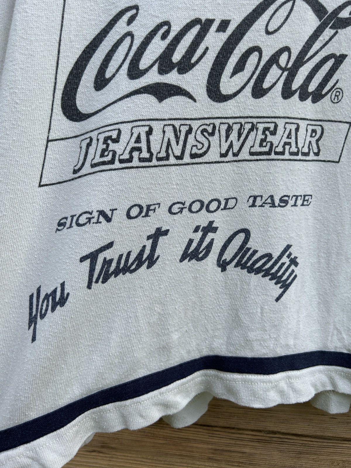 Coca Cola 90s Vintage 1995 Coca Cola Full Cotton Suit Bundle Pants Top Size US L / EU 52-54 / 3 - 4 Thumbnail