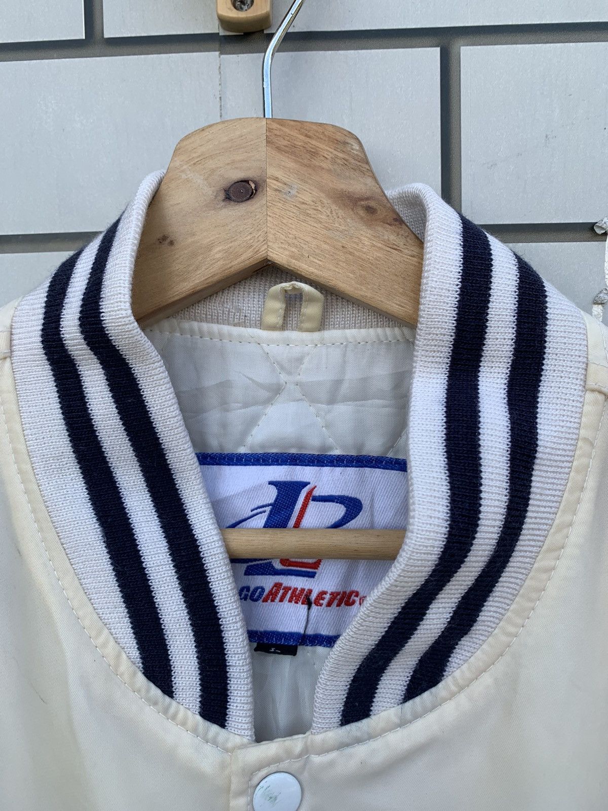 Logo Athletic × Vintage Vintage Logo Athletic Bomber Jacket Size US L / EU 52-54 / 3 - 15 Thumbnail