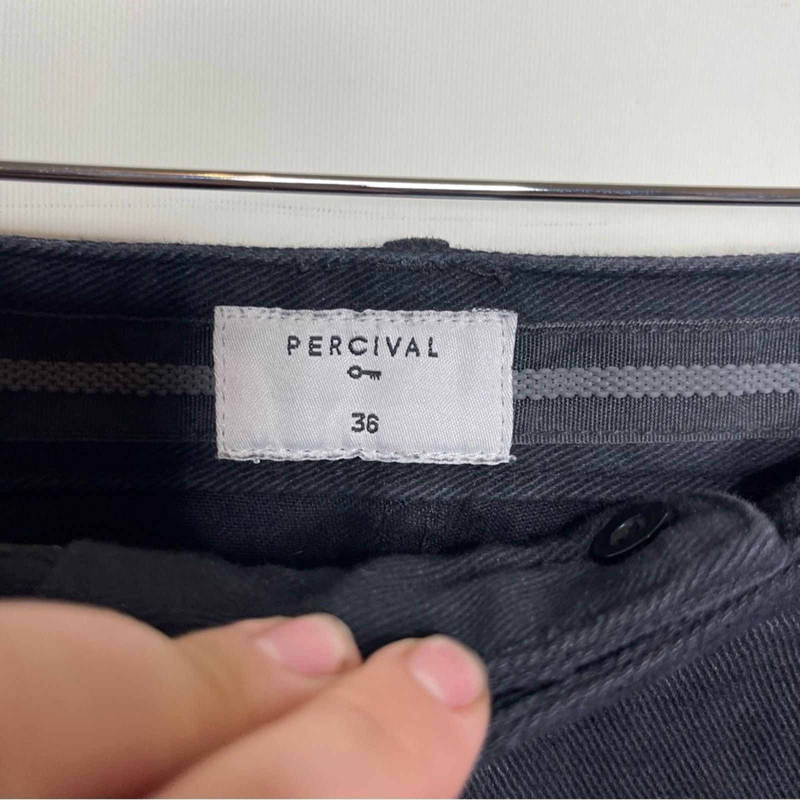 Percival Percival X Harry Lambert Black pants Embroidered Eggplant Size US 36 / EU 52 - 3 Thumbnail