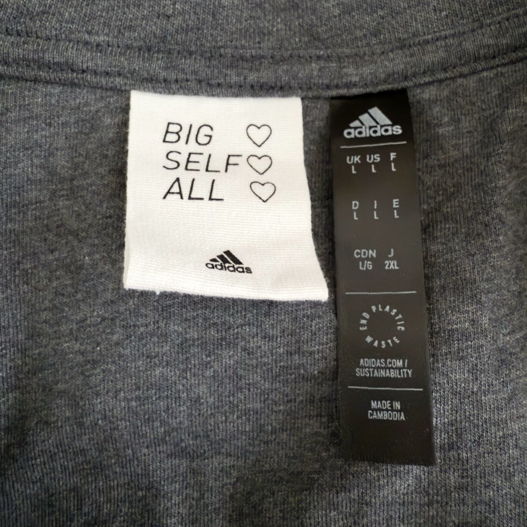 Adidas Adidas Jacket Mens L Gray Button-Down Nylon Basic Big Self All Button Down Size US L / EU 52-54 / 3 - 4 Thumbnail