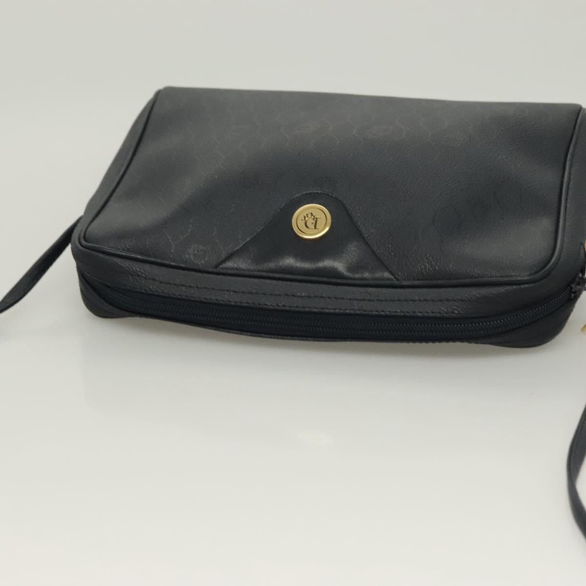 Dior DIOR Honeycomb Canvas Shoulder Bag Pvc Navy Gold Size ONE SIZE - 6 Thumbnail