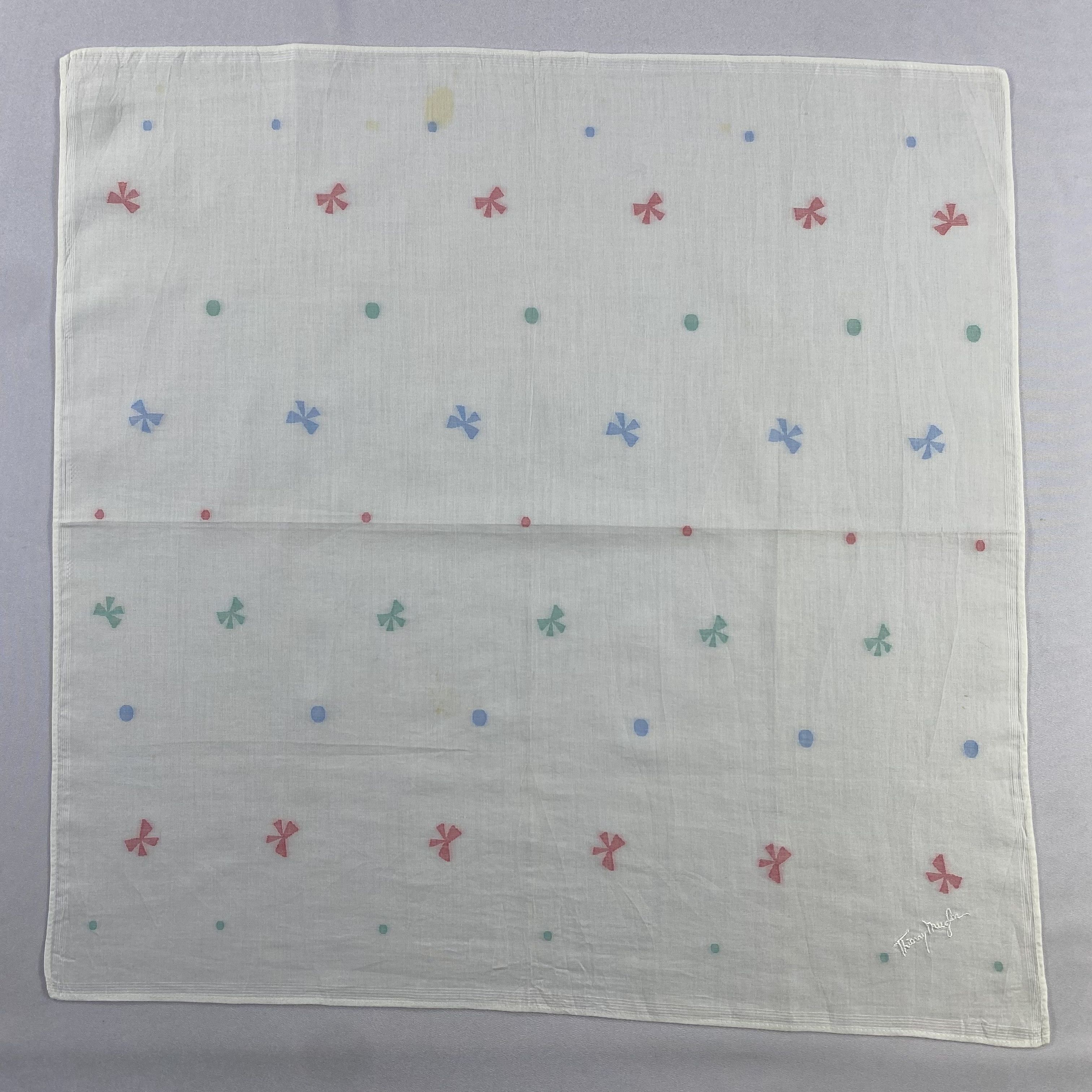 Thierry Mugler × Vintage Thierry Mugler Handkerchief / Neckerchief / Bandana-P1175 Size ONE SIZE - 1 Thumbnail