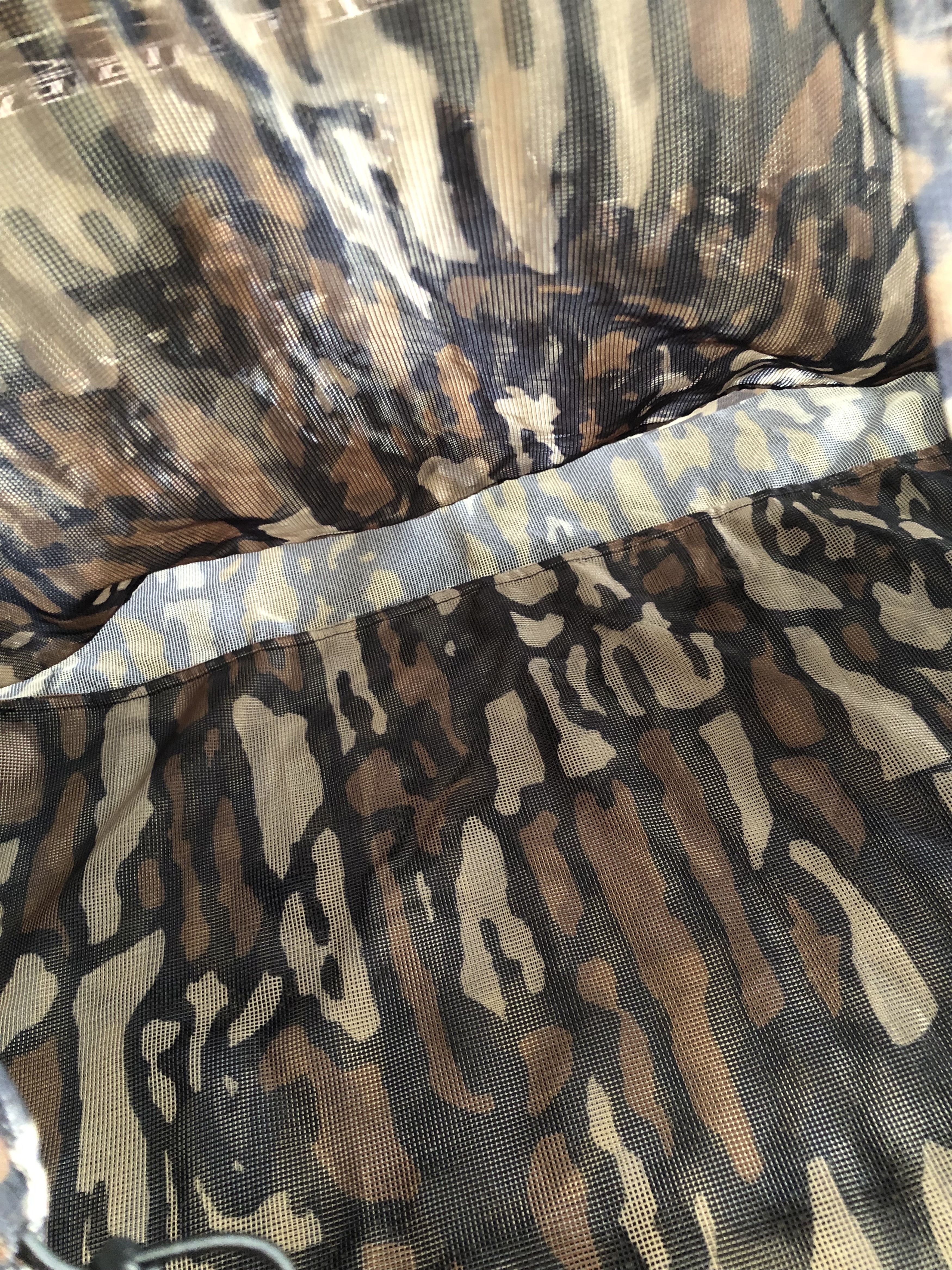 Stussy RARE🔥SS19 TREE BARK CAMO POLY-MESH 1/2 ZIP PULLOVER Size US XL / EU 56 / 4 - 19 Thumbnail