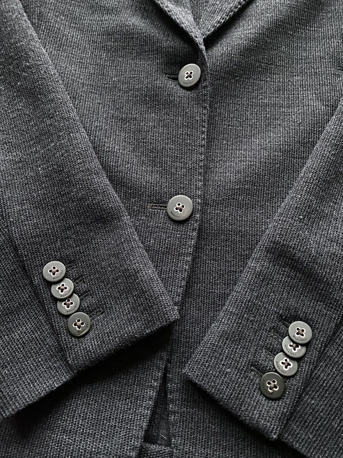 Boglioli Boglioli Wool Tweed Blazer Jacket Sport Coat Unstructured Size 44S - 5 Thumbnail