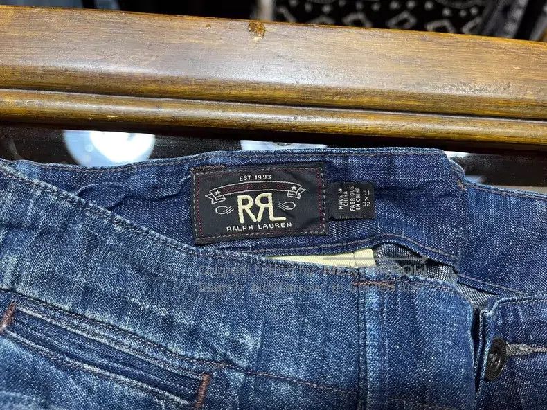RRL Ralph Lauren RRL Ralph Lauren Blue dyed linen casual pants Size US 32 / EU 48 - 3 Thumbnail