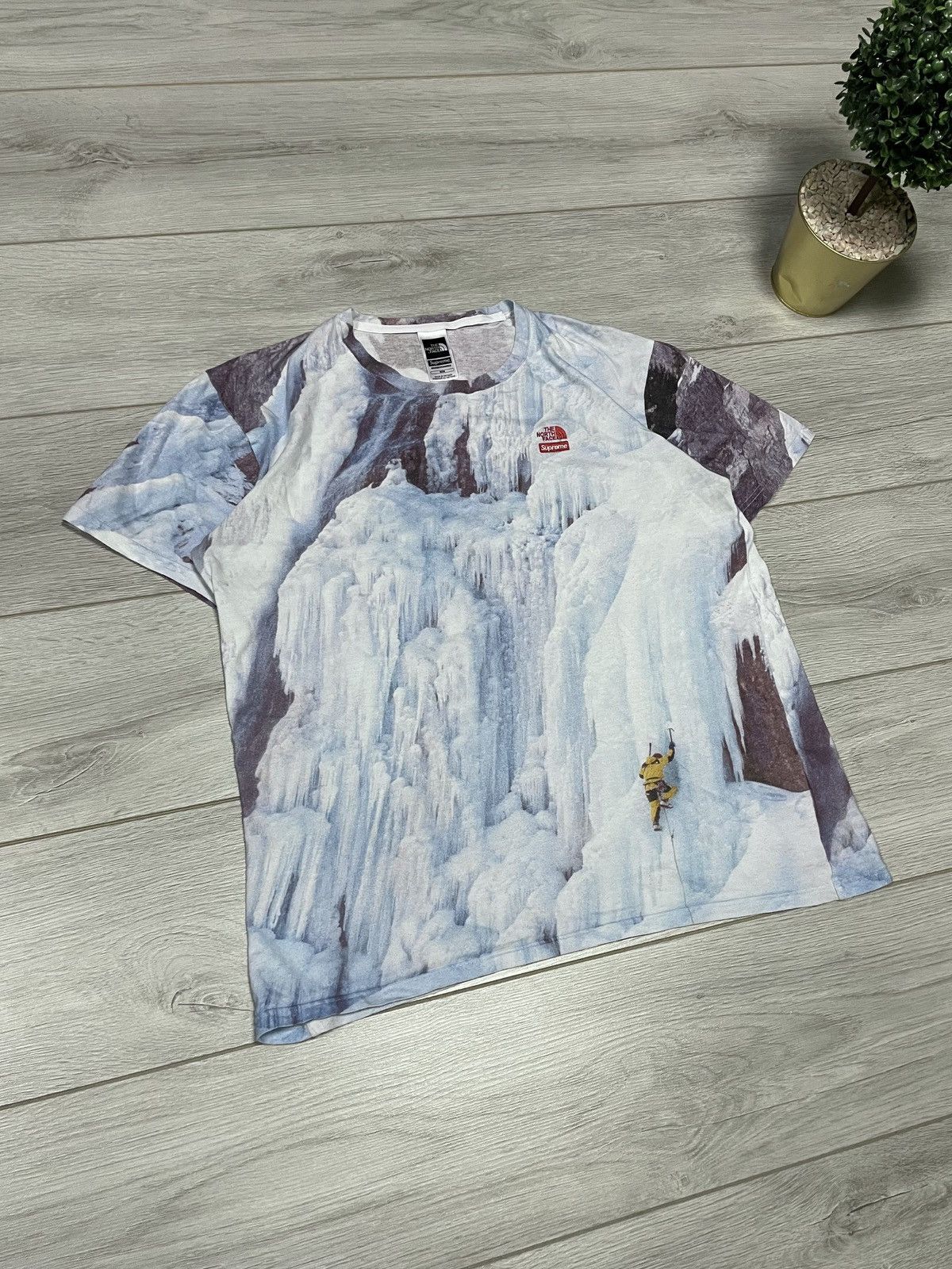 Supreme × The North Face Supreme North Face Ice Climb Tee overprint mountain Size US M / EU 48-50 / 2 - 2 Thumbnail