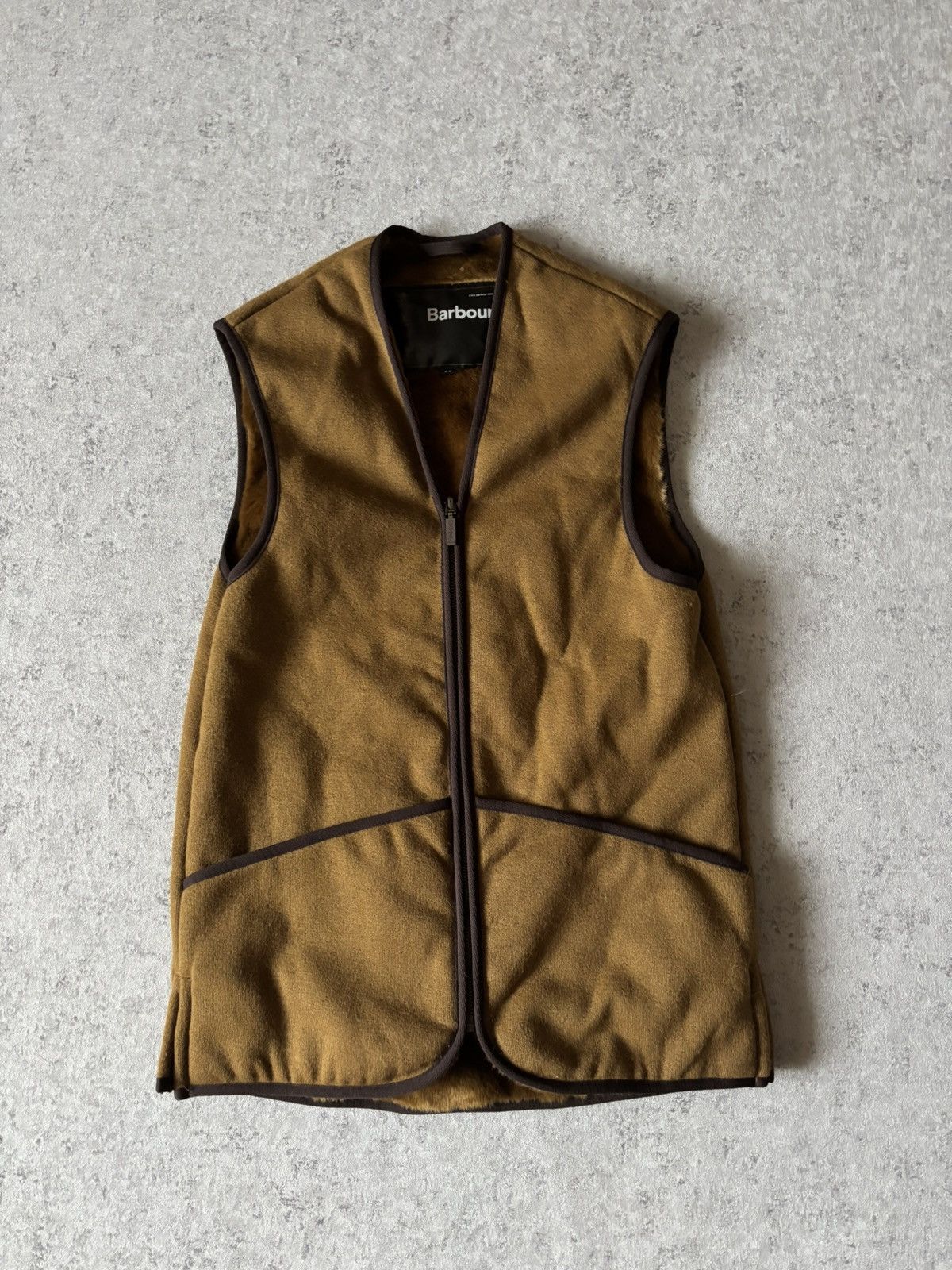 Barbour × Designer × Vintage BARBOUR WARM PILE WAISTCOAT ZIP Size US S / EU 44-46 / 1 - 1 Thumbnail