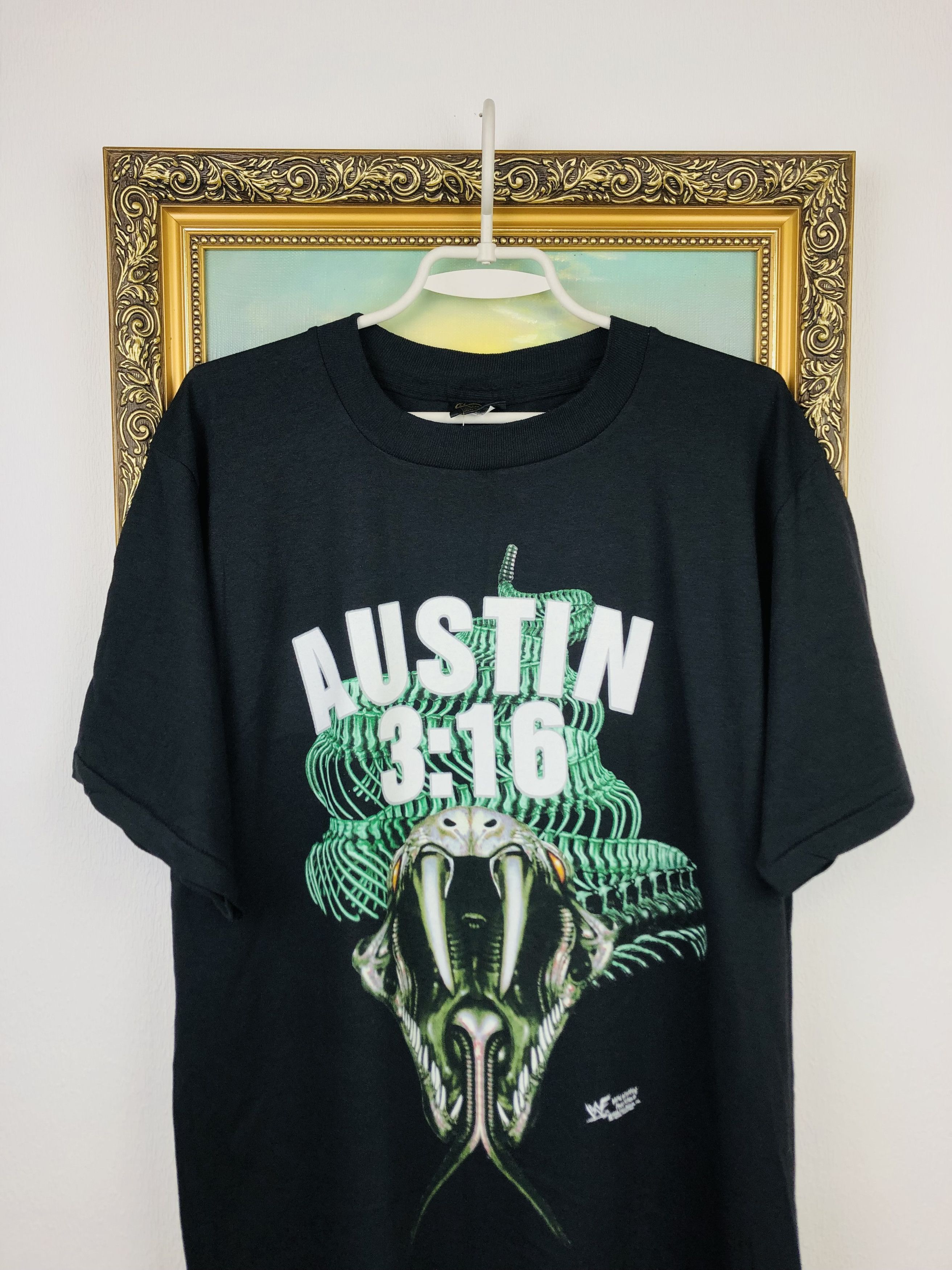 Vintage Vintage Stone Cold Austin Dont Trust Anybody WWE Shirt Tee Size US L / EU 52-54 / 3 - 3 Thumbnail