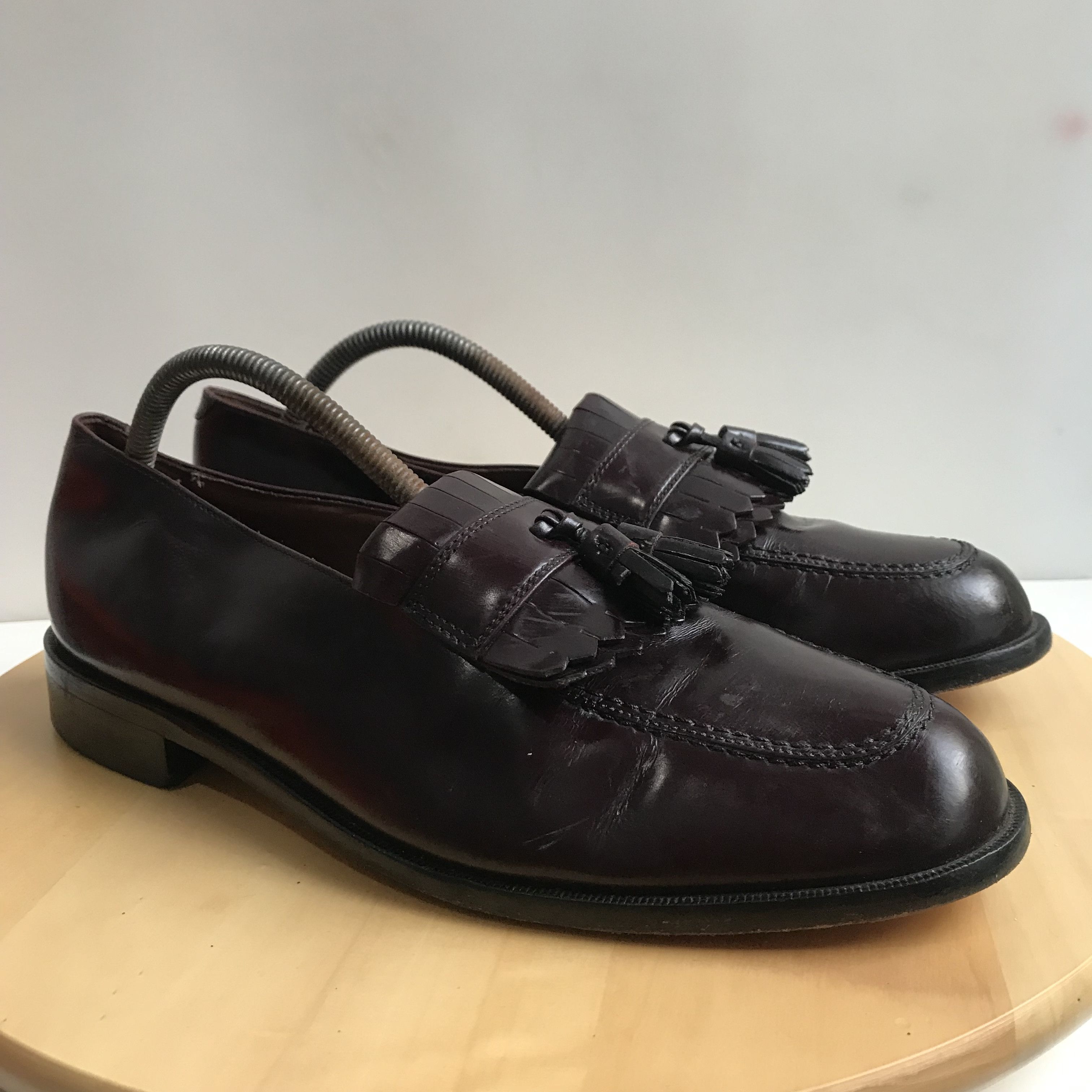 Bostonian × Designer × Vintage Vintage Bostonian Classics Penny Loafer Tassle Red wine Size US 10 / EU 43 - 15 Thumbnail