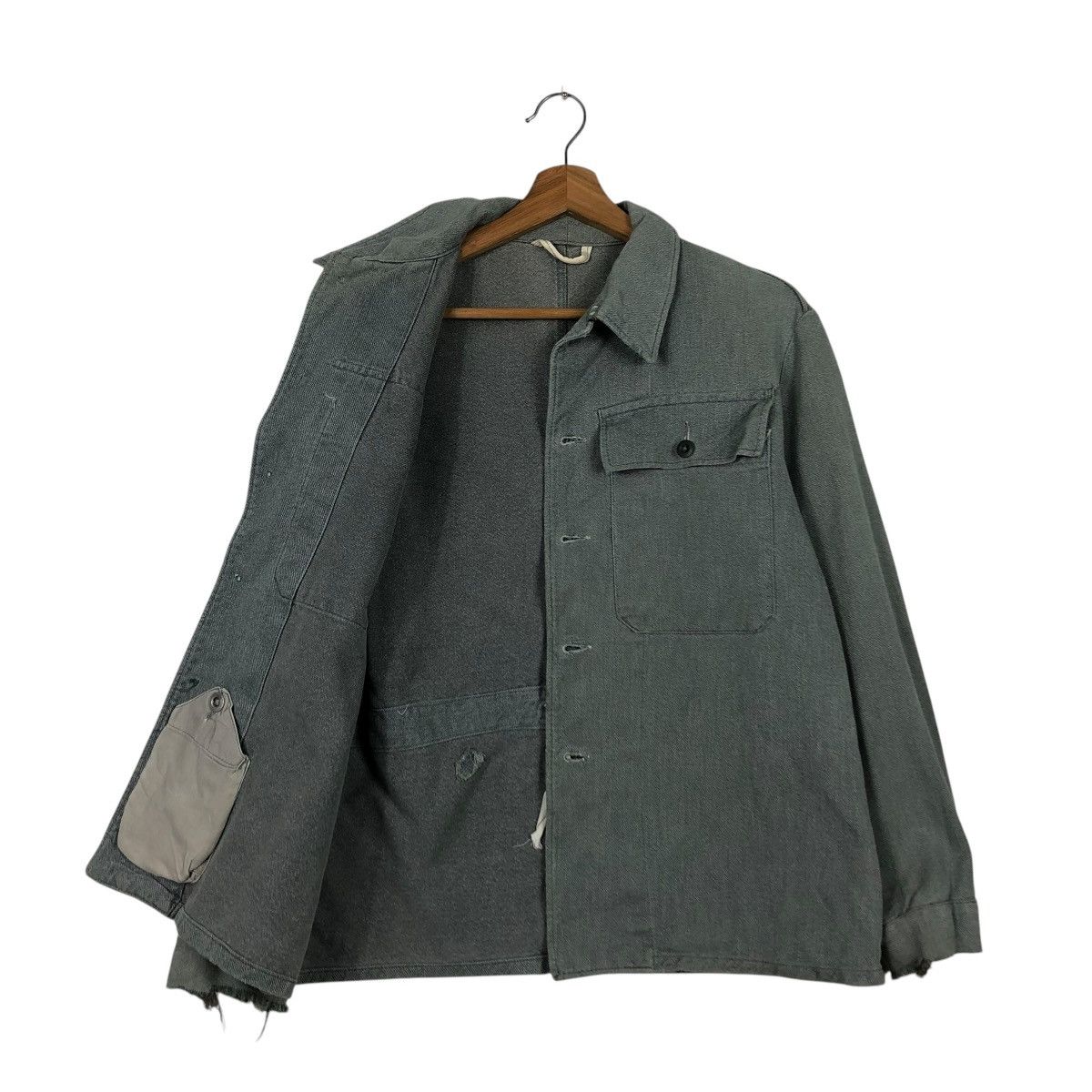 Vintage 🔥VINTAGE CHORE WORK MILITARY JACKET BUZZ RICKSONS Size US M / EU 48-50 / 2 - 13 Thumbnail