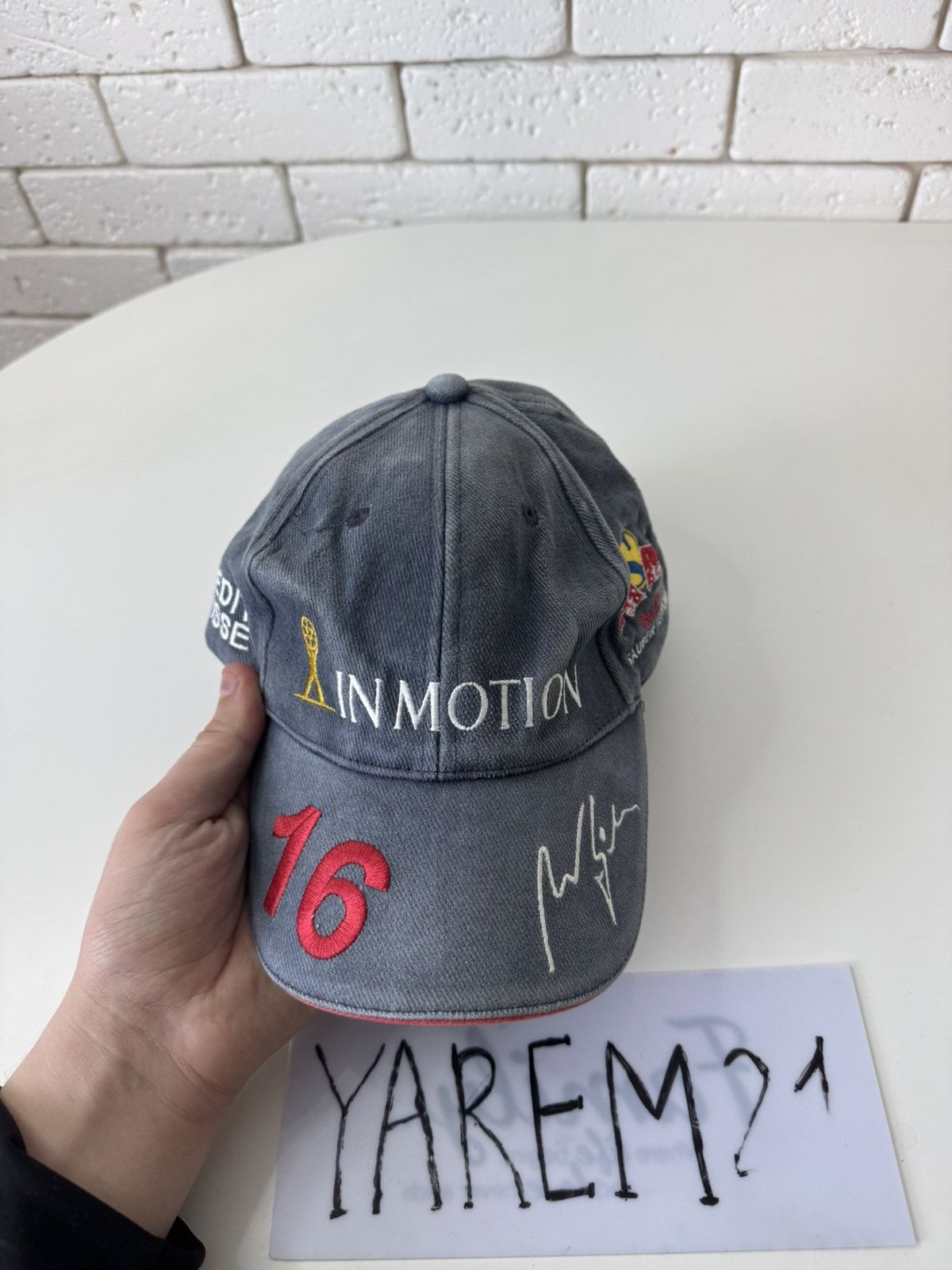 Formula 1 Nick Heidfeld – Red Bull Sauber F1 Cap Size ONE SIZE - 2 Thumbnail