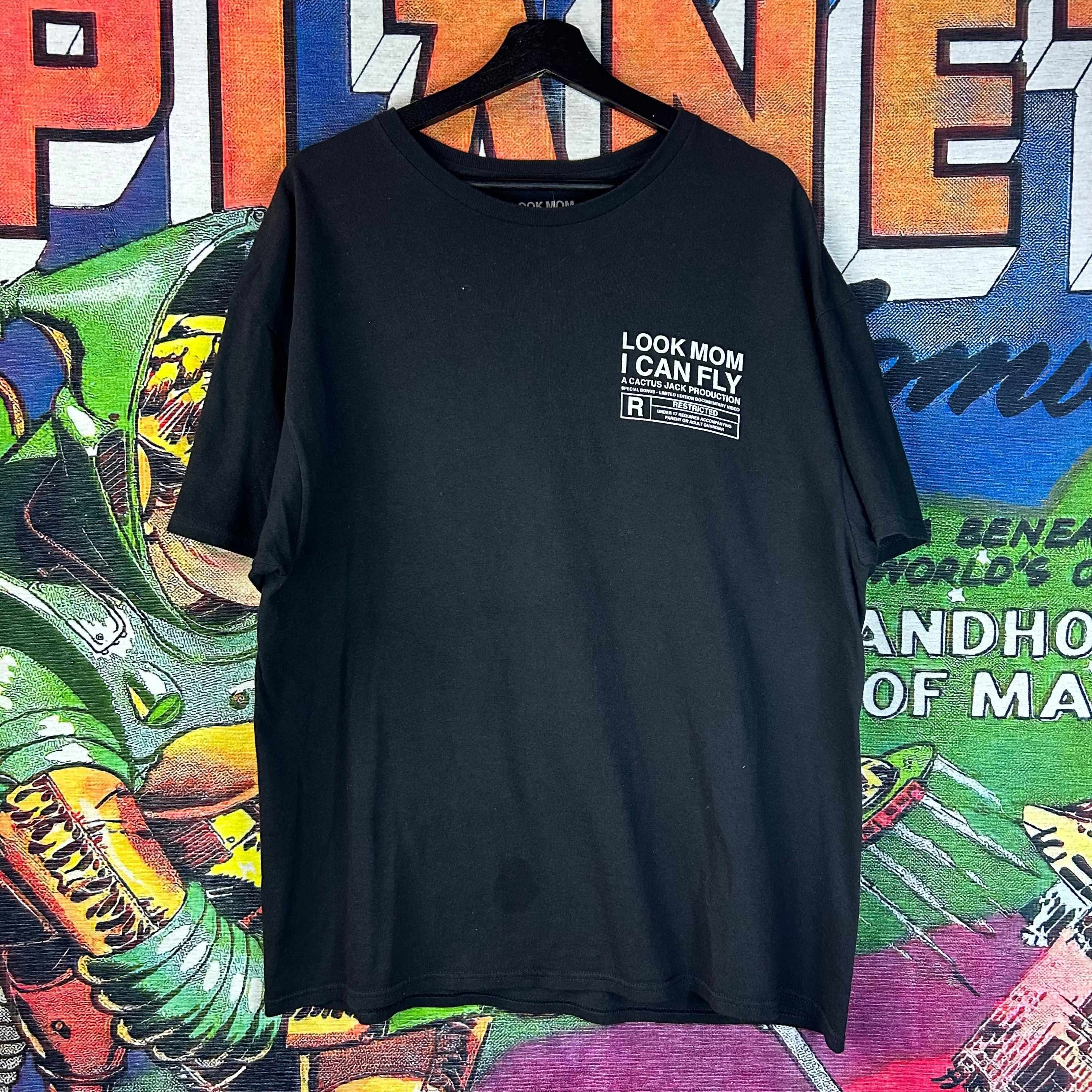 Travis Scott Cactus Jack Look Mom I Can Fly Tee Size XL