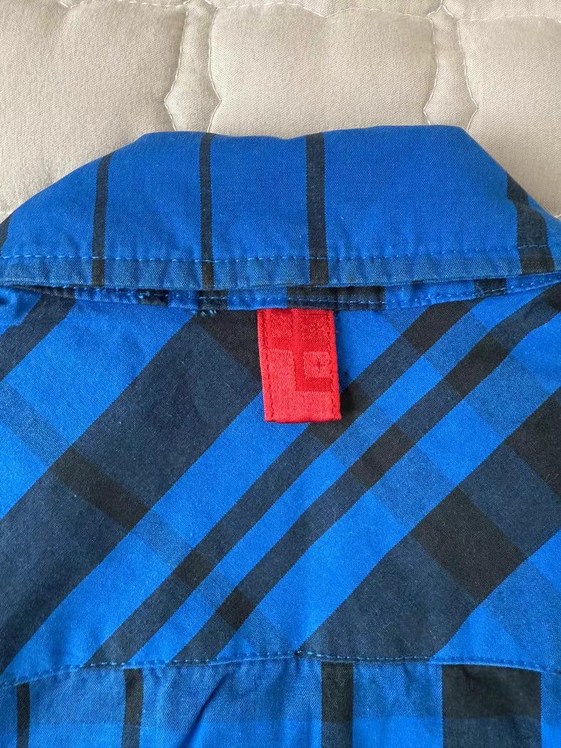 CLOT CLOT Edison Chen Early Blue Plaid Long Sleeve Shirt Size US M / EU 48-50 / 2 - 3 Thumbnail