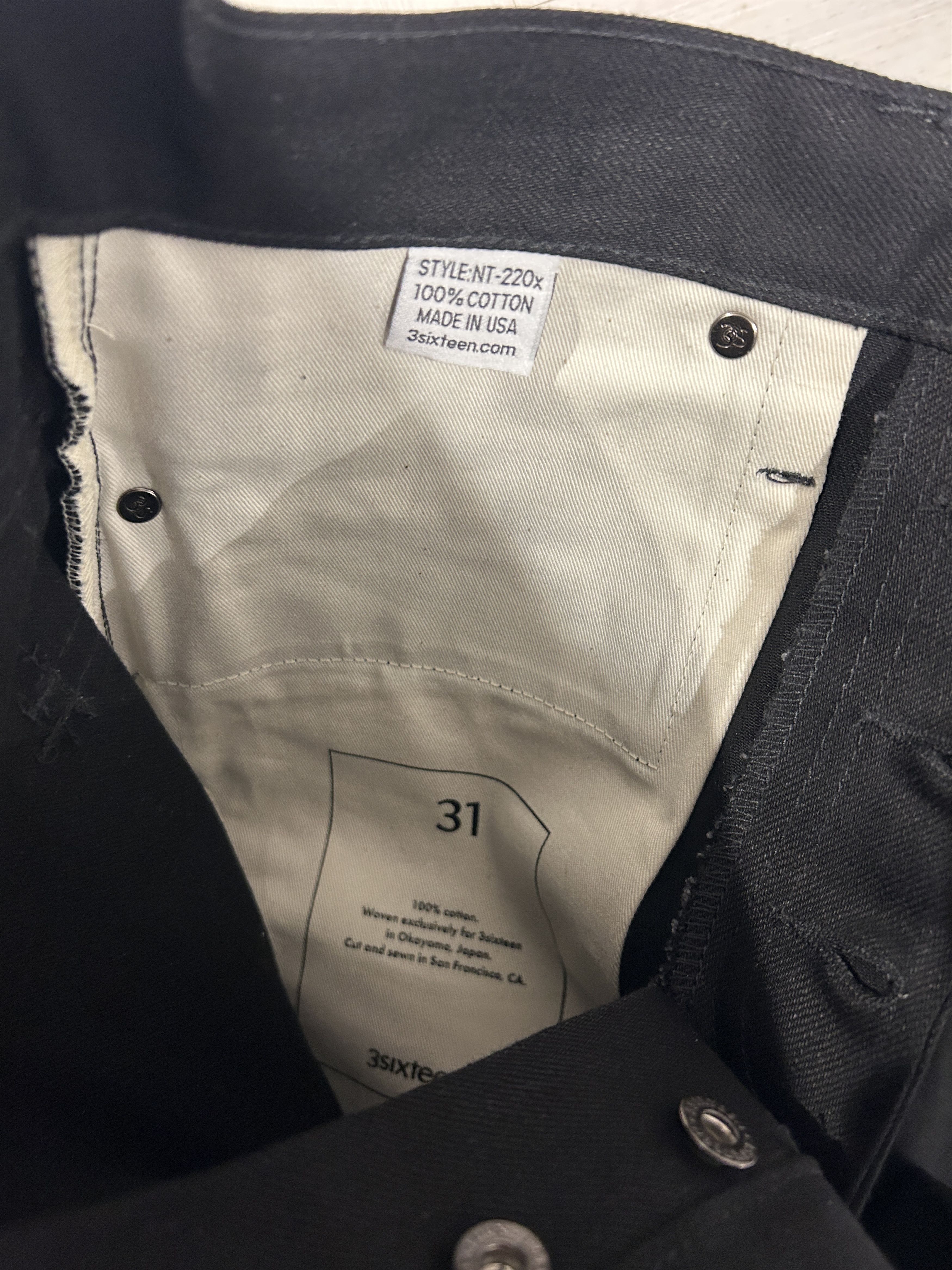 3sixteen 3Sixteen selvedge jeans Size US 31 - 5 Thumbnail