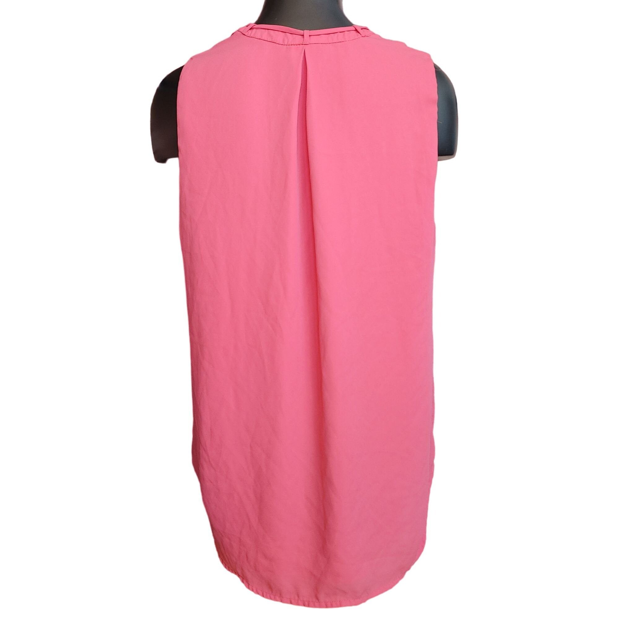 14th & Union Women's Sleeveless Drawstring V-Neck Dress Shirt - 14TH & Un Size XL / US 12-14 / IT 48-50 - 2 Thumbnail
