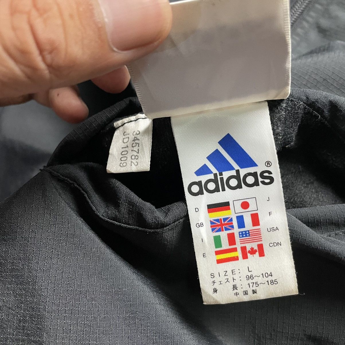 Adidas × Vintage VINTAGE 90s ADIDAS NYLON / FLEECE REVERSIBLE JACKET Size US L / EU 52-54 / 3 - 9 Thumbnail