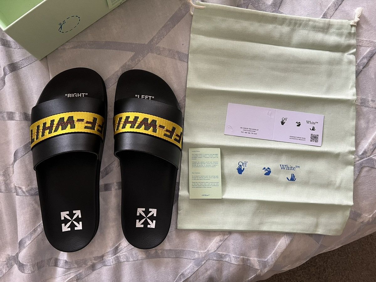 Off White OFF WHITE Industrial Belt Slides Grailed