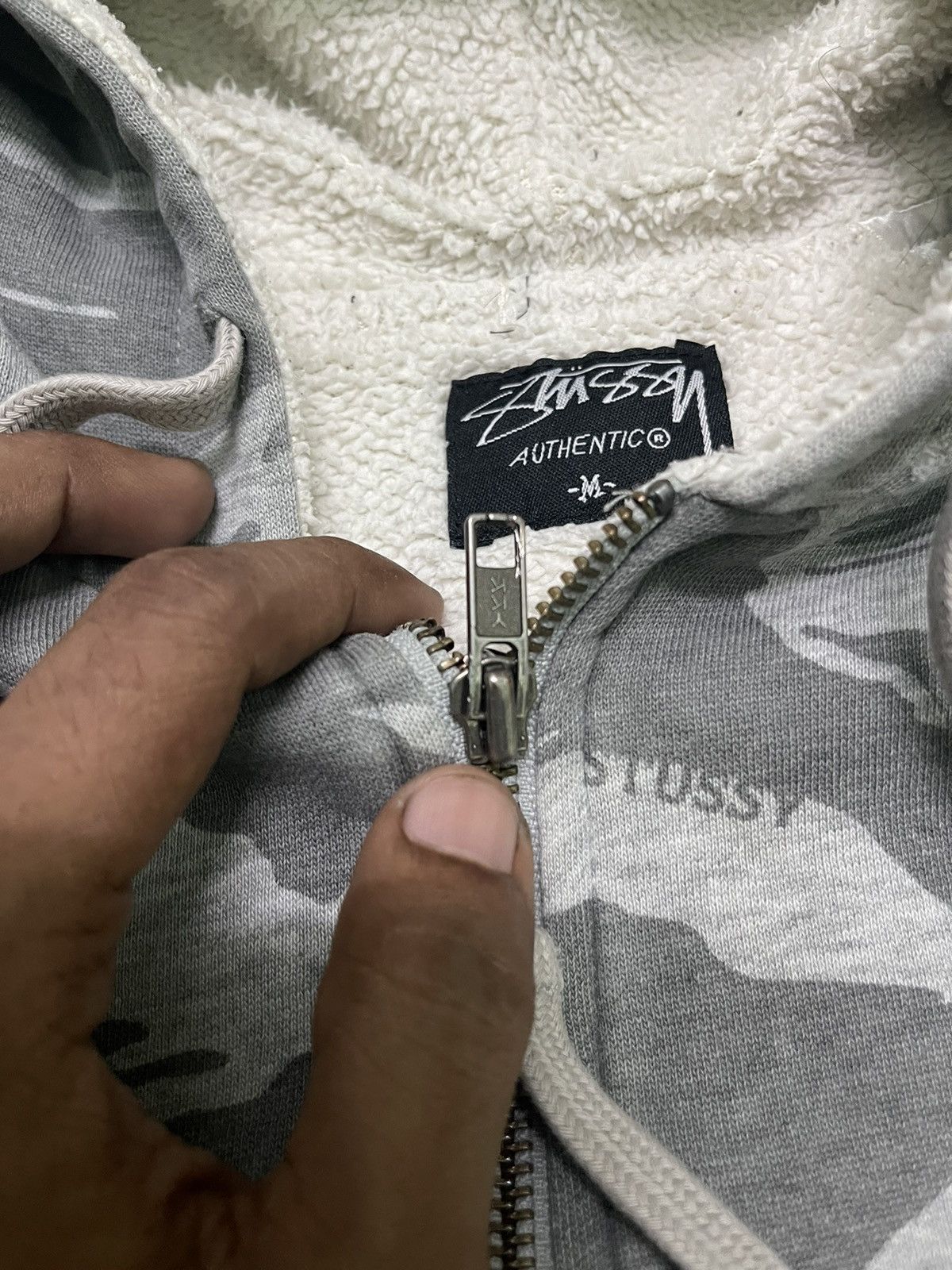 Stussy OG STYLE STUSSY TIGER STRIPES CAMO HOODIE ZIPPER Size US M / EU 48-50 / 2 - 12 Thumbnail