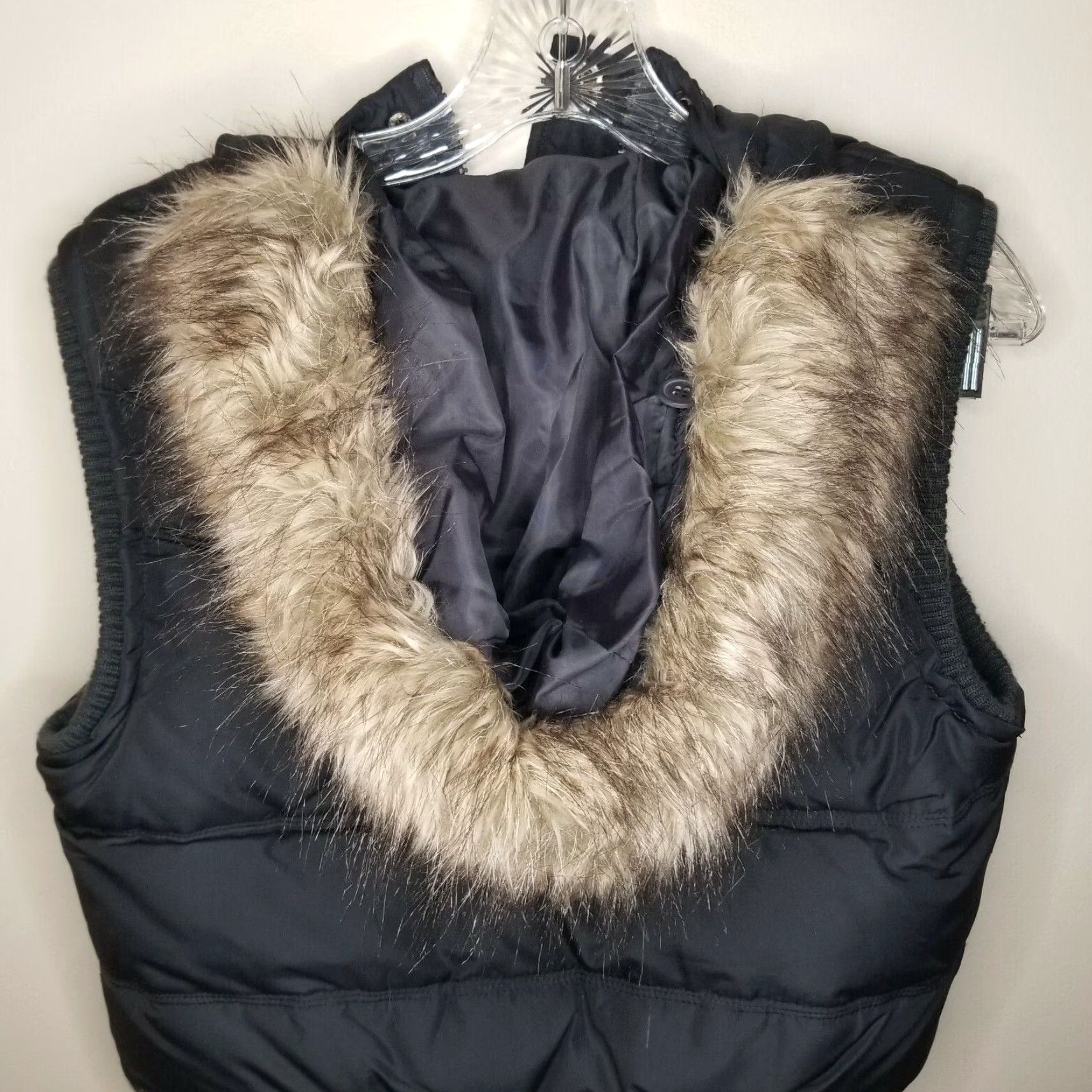 Vintage Aéropostale Womens Blue Hooded Puffer Vest Size L Size L / US 10 / IT 46 - 4 Thumbnail