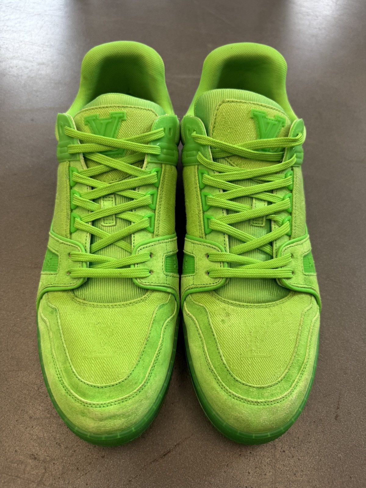 Louis Vuitton Louis Vuitton Trainer Fluorescent Green Size LV 10 / US 11 Size US 11 / EU 44 - 10 Thumbnail