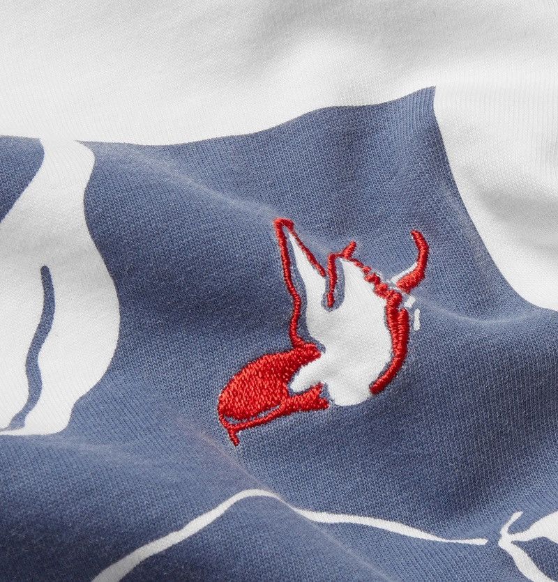 Rag & Bone 🇺🇸 Rag & Bone New York Graphic Embroidered Bird T-Shirt Rare Size US XL / EU 56 / 4 - 3 Thumbnail