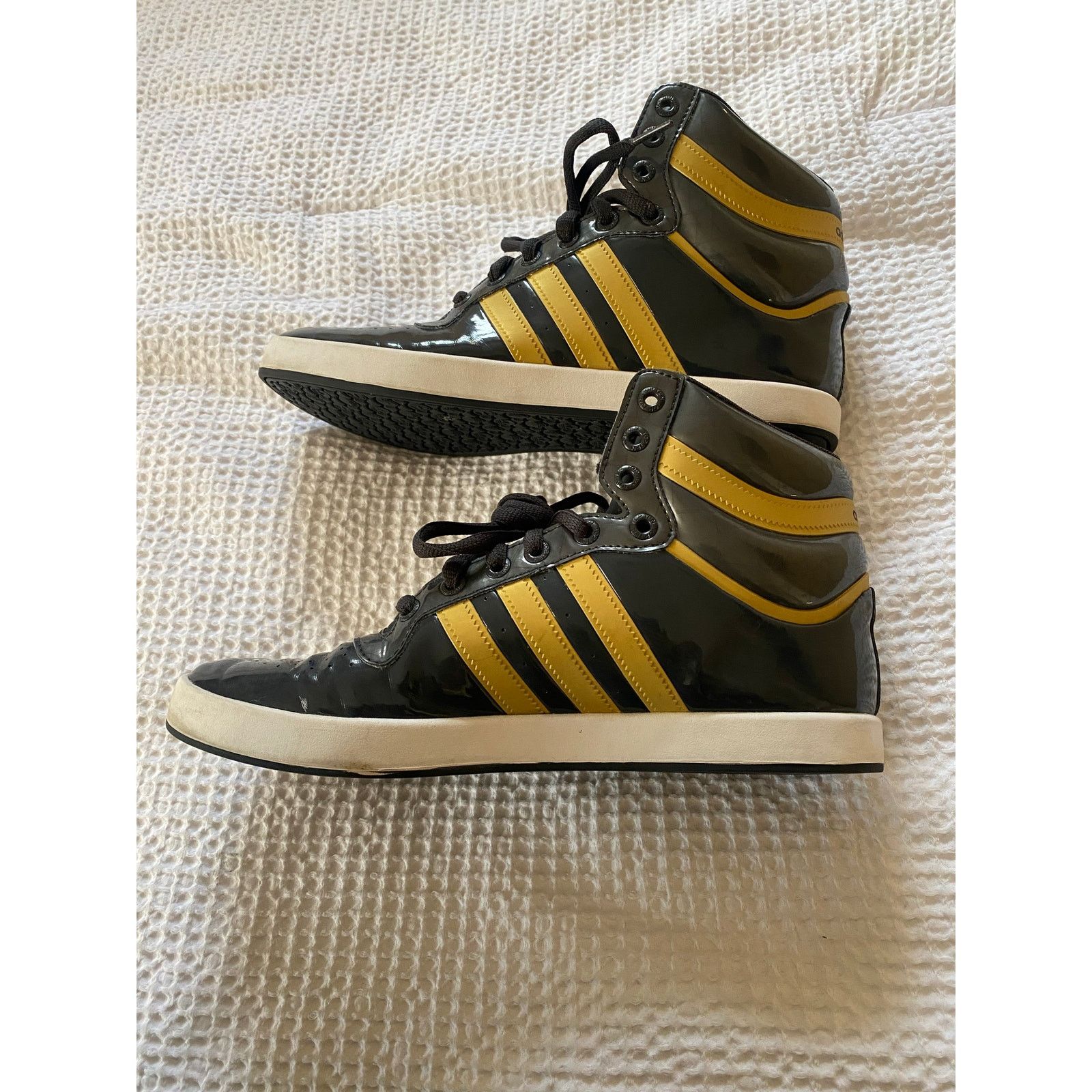 Adidas adidas Top Ten RB Men Size 9 Shoes Black Gold Patent Leather Size US 9 / EU 42 - 4 Thumbnail