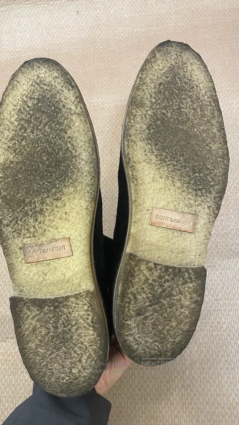 Saint Laurent Paris Saint Laurent Paris Men's black casual suede shoes i Size US 8 / EU 41 - 8 Thumbnail