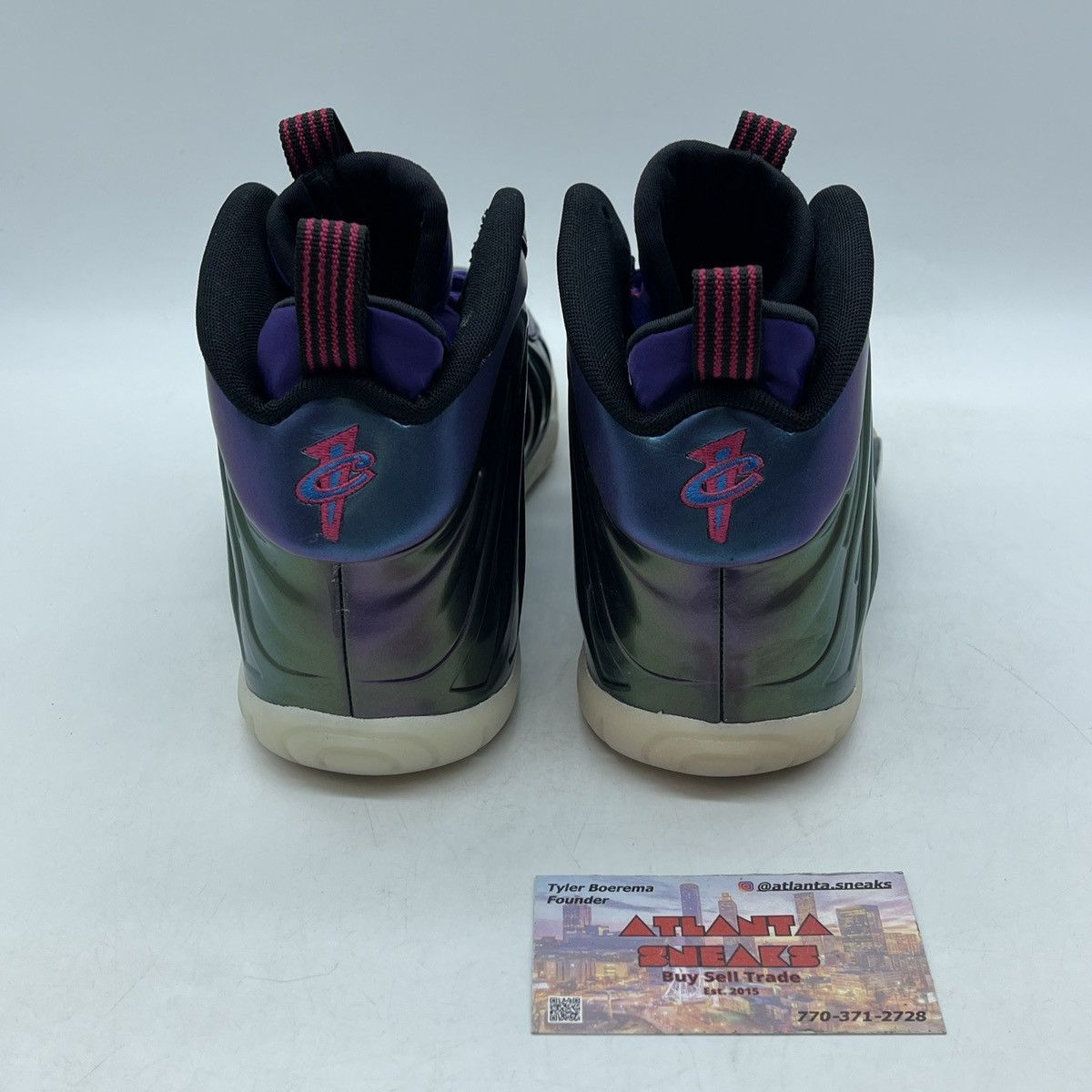 Nike Little posite one iridecent purple Size US 6.5 / EU 39-40 - 3 Thumbnail