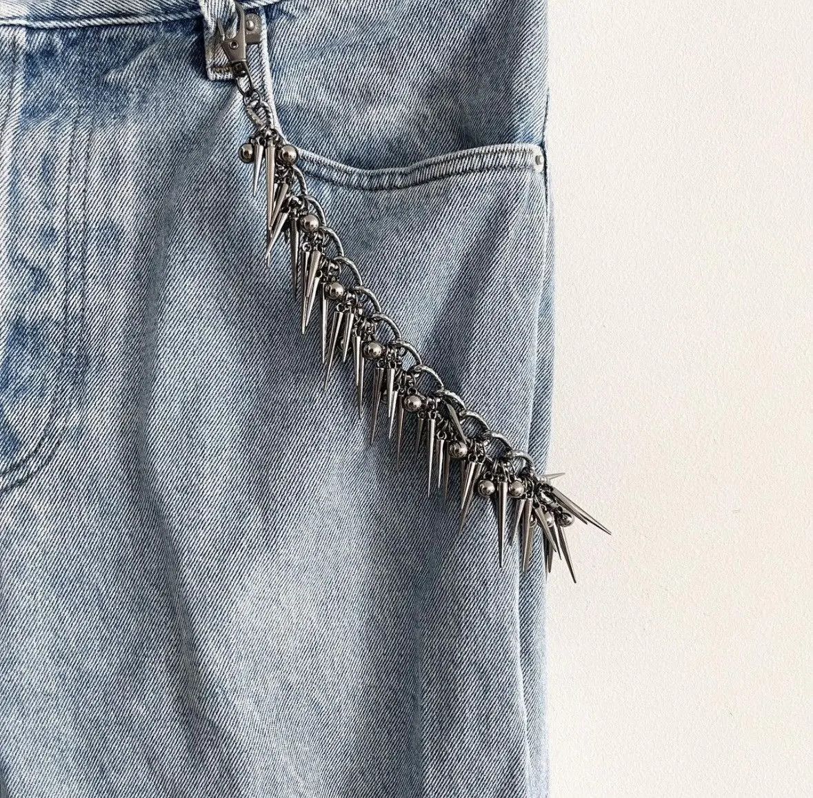 Other Vintage Era Spikes Wallet Key Chain Size ONE SIZE - 4 Thumbnail