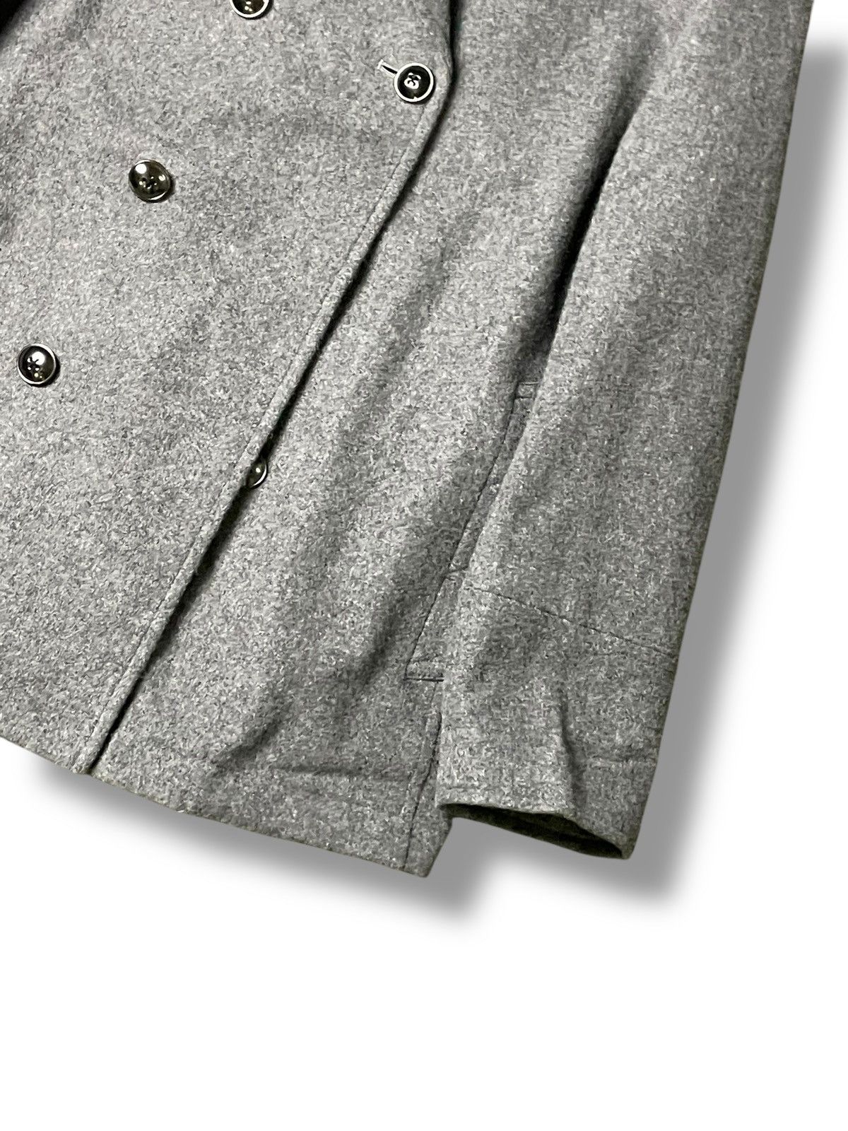 Japanese Brand × Lanvin × Vintage Lanvin en Bleu Double Breasted Wool Coat (68) Size US XS / EU 42 / 0 - 4 Thumbnail