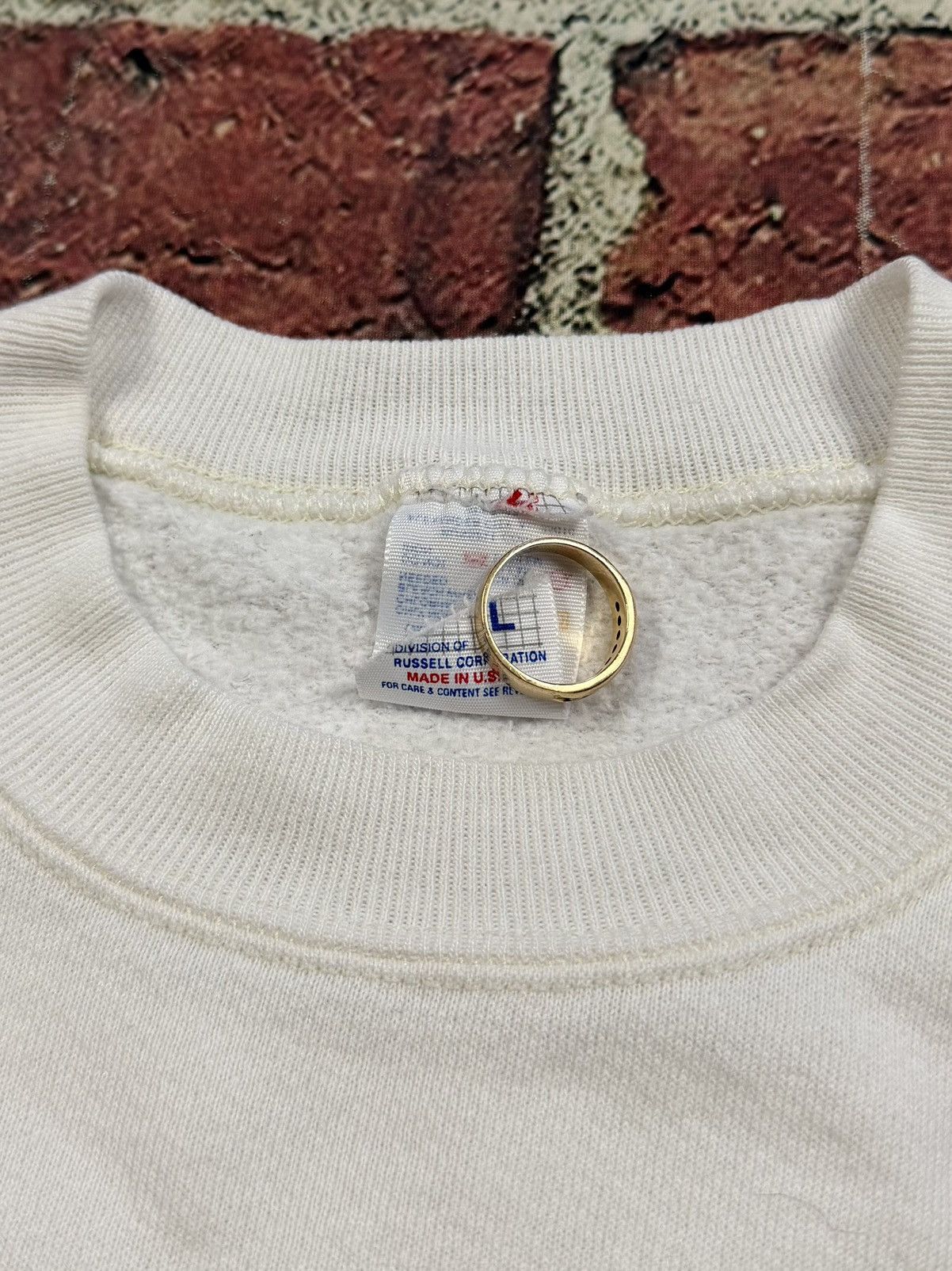 Hard Rock Cafe Vintage Hard Rock Cafe Sweatshirt White New York NY 90s Size US L / EU 52-54 / 3 - 7 Thumbnail