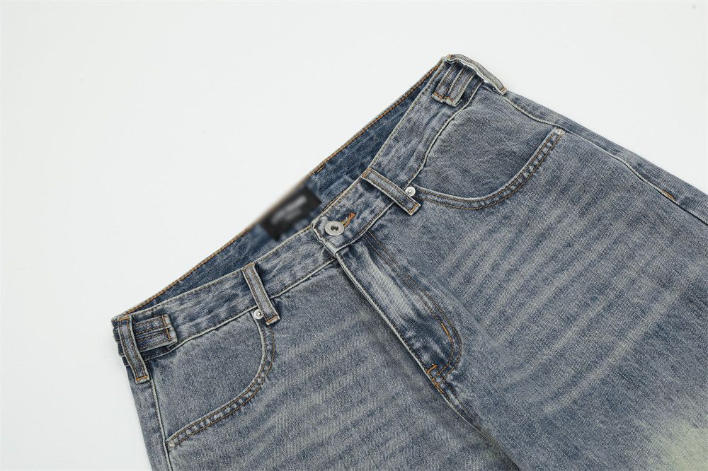 Vintage Men's cleanfit retro punk washed distressed flared jeans Size US 32 / EU 48 - 3 Thumbnail