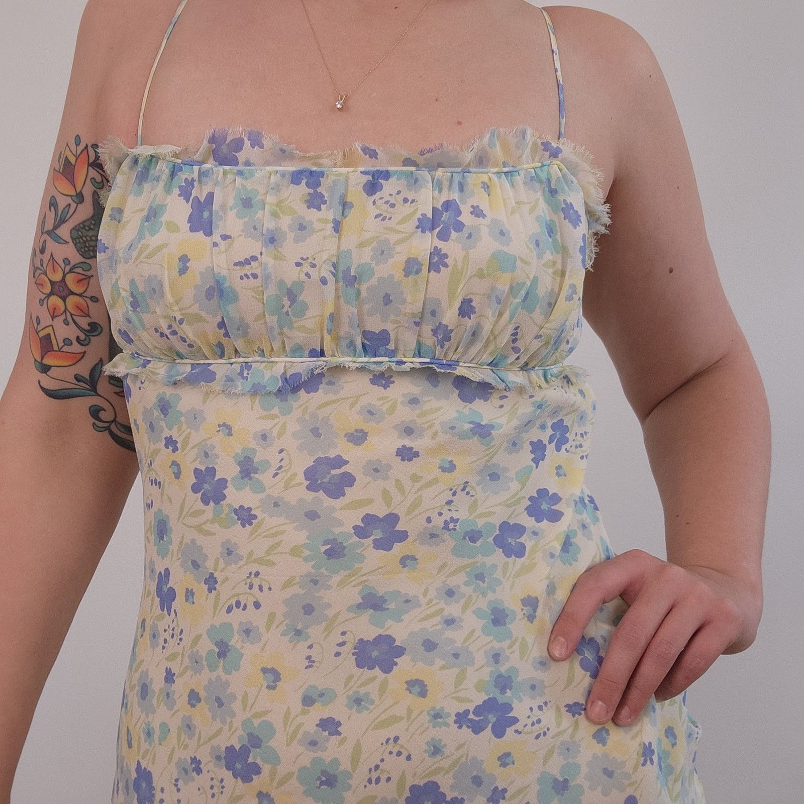 Express Express Silk Flower Babydoll Dress 3/4 Size S / US 4 / IT 40 - 5 Thumbnail