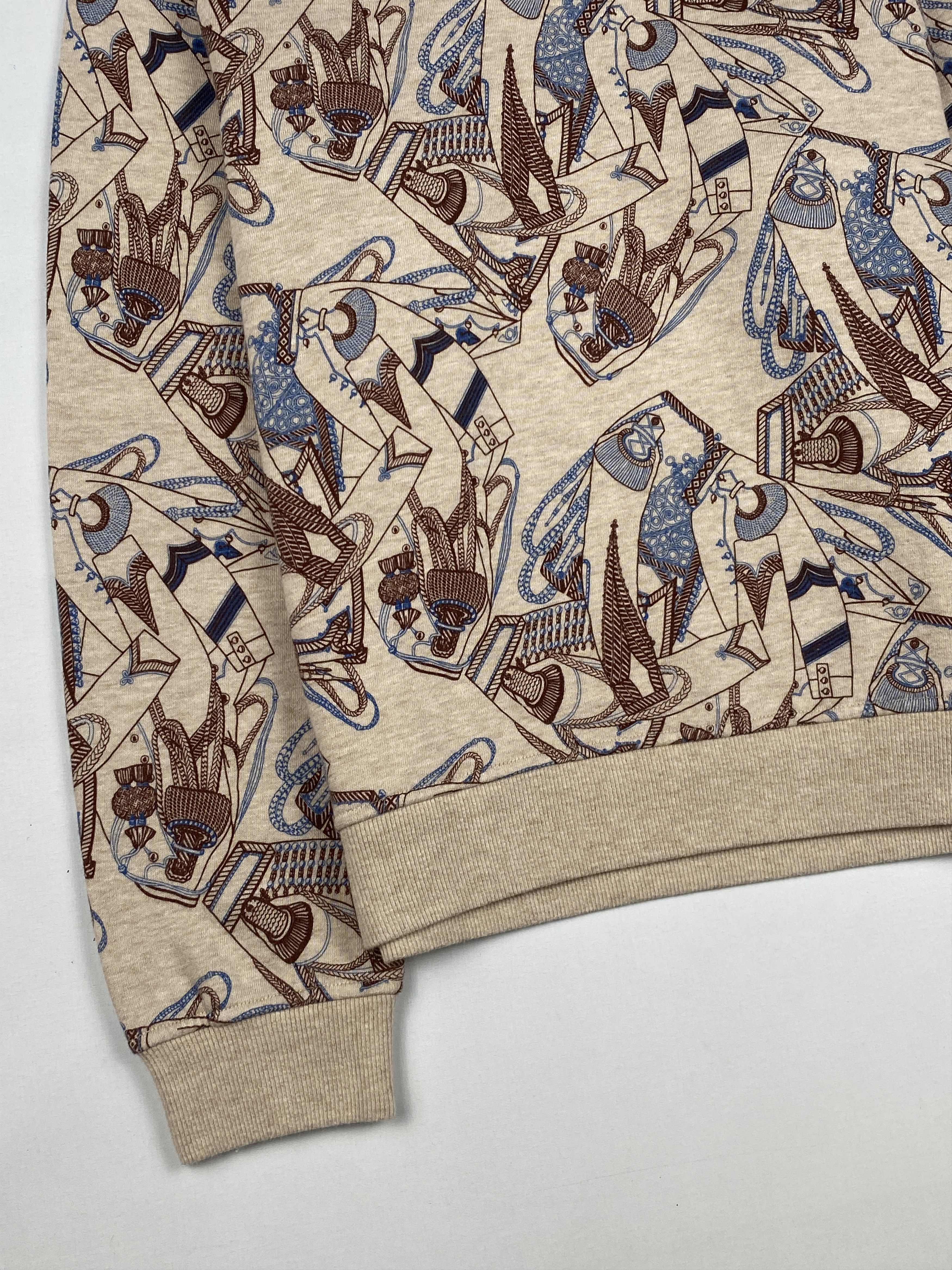 Hermes "Zouaves et Dragons Finesse" Sweatshirt Size XS / US 0-2 / IT 36-38 - 6 Thumbnail