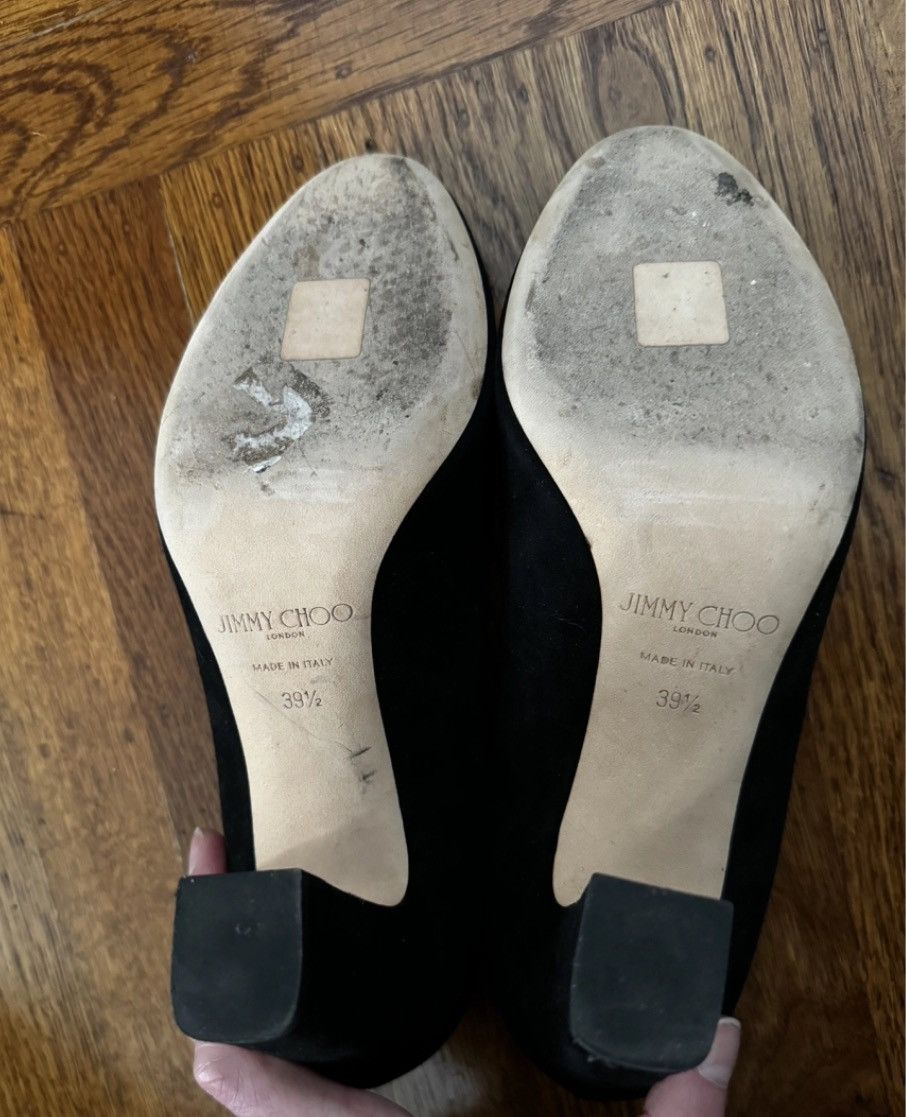 Jimmy Choo Jimmy Choo Billie 85 black suede pump size 9.5 Size US 9.5 / IT 39.5 - 4 Thumbnail