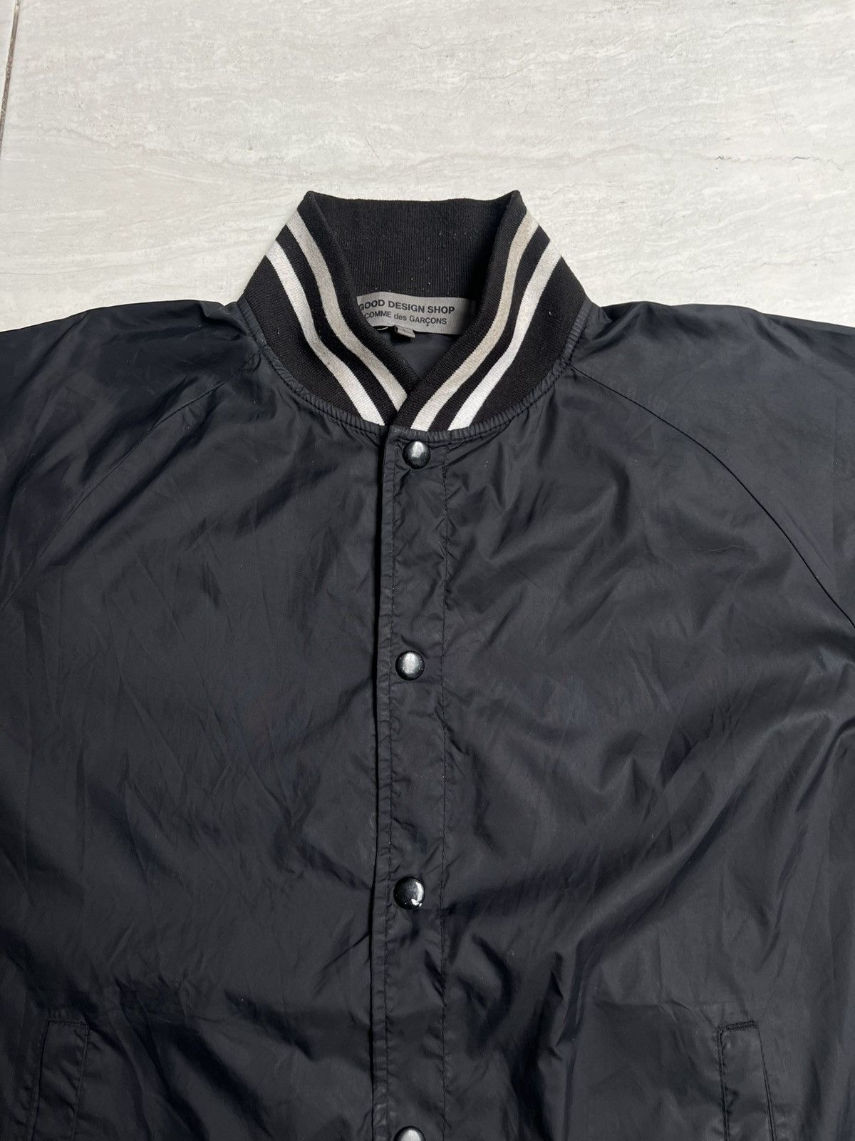 Comme des Garcons CDG COMME des GARCONS Black Varsity Jacket Size US L / EU 52-54 / 3 - 11 Thumbnail