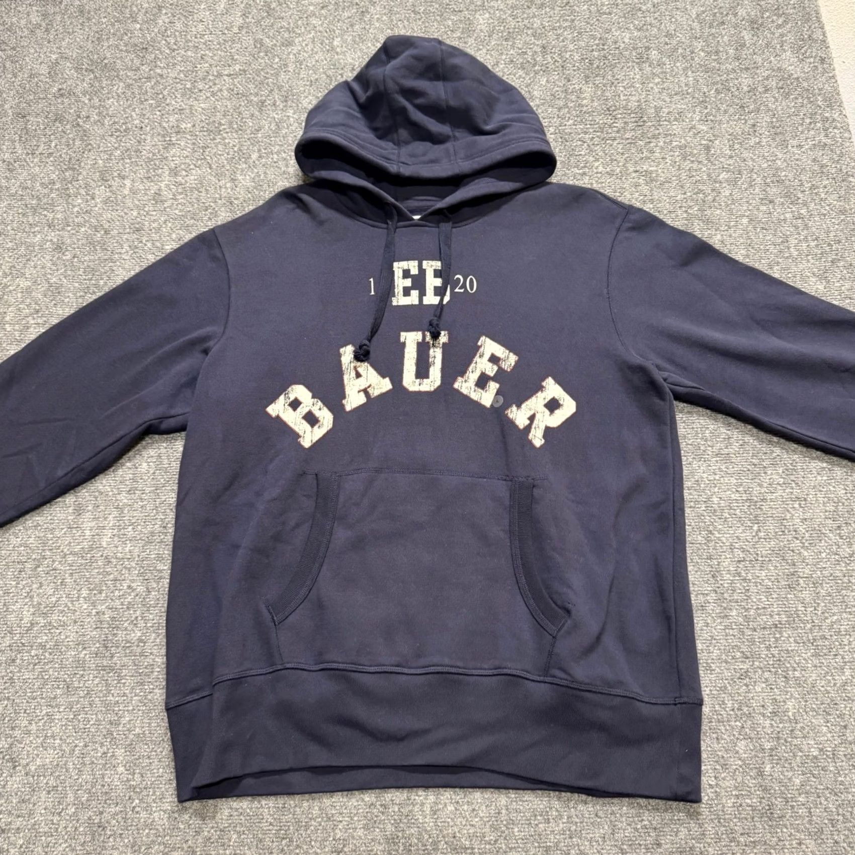 Eddie Bauer VINTAGE Y2K Eddie Bauer Hoodie Pullover Blue Men L Regular Distressed Faded Cotton Blend Size US L / EU 52-54 / 3 - 6 Thumbnail