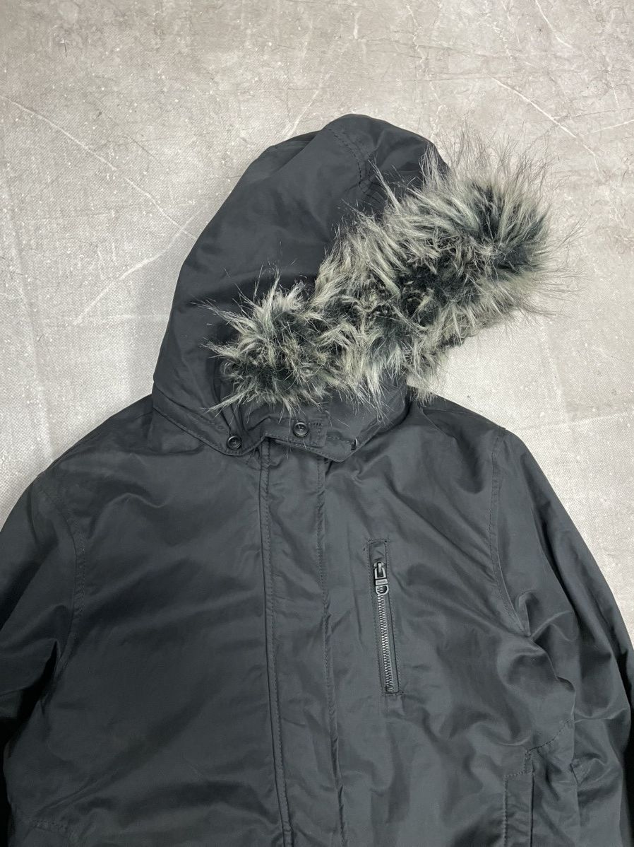 If Six Was Nine Black Bomber fur hood If six was nine style y2k hype Size US M / EU 48-50 / 2 - 5 Thumbnail