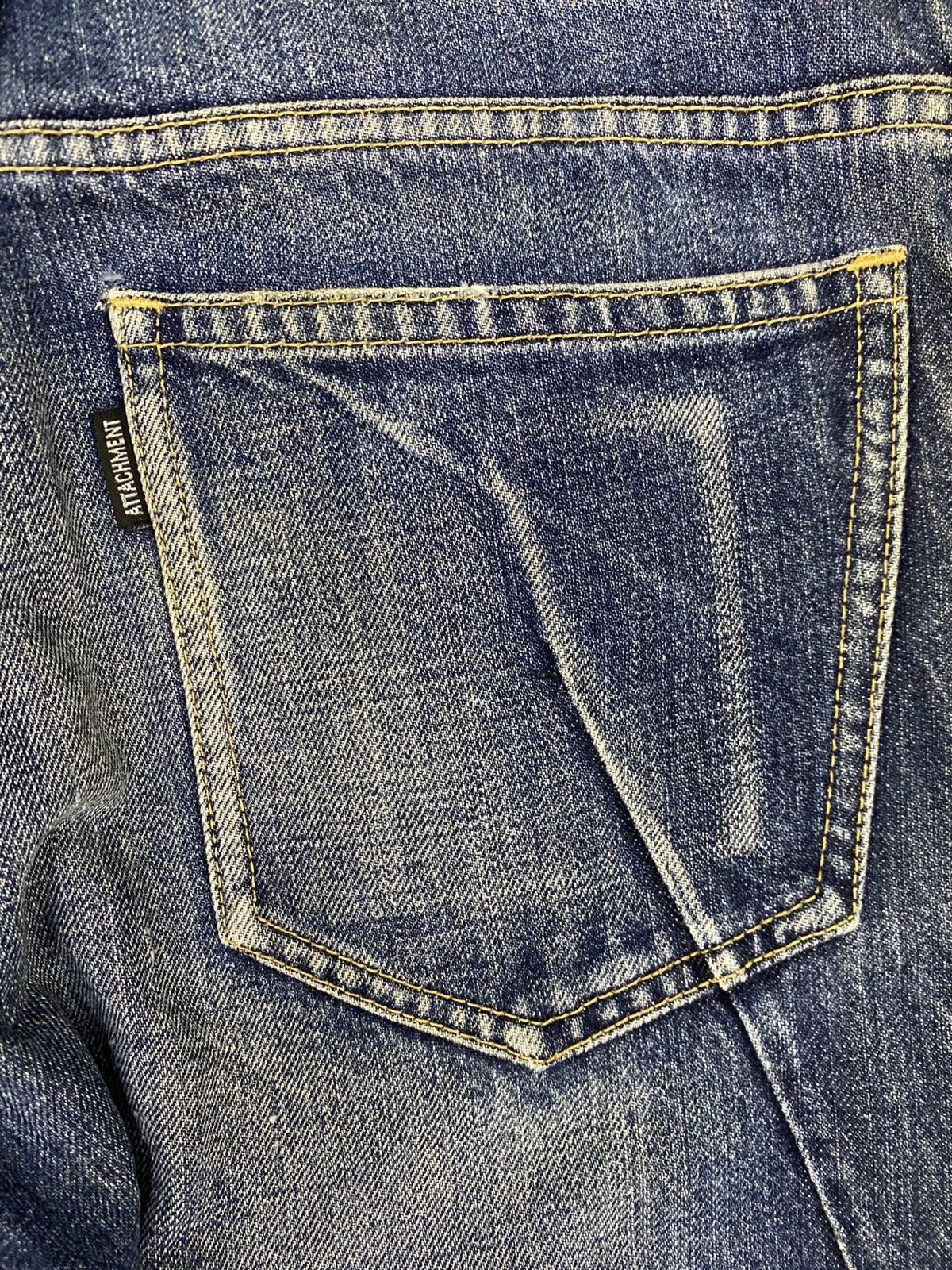 Attachment Vintage Attachment Distressed Denim Jeans Size US 31 - 14 Thumbnail