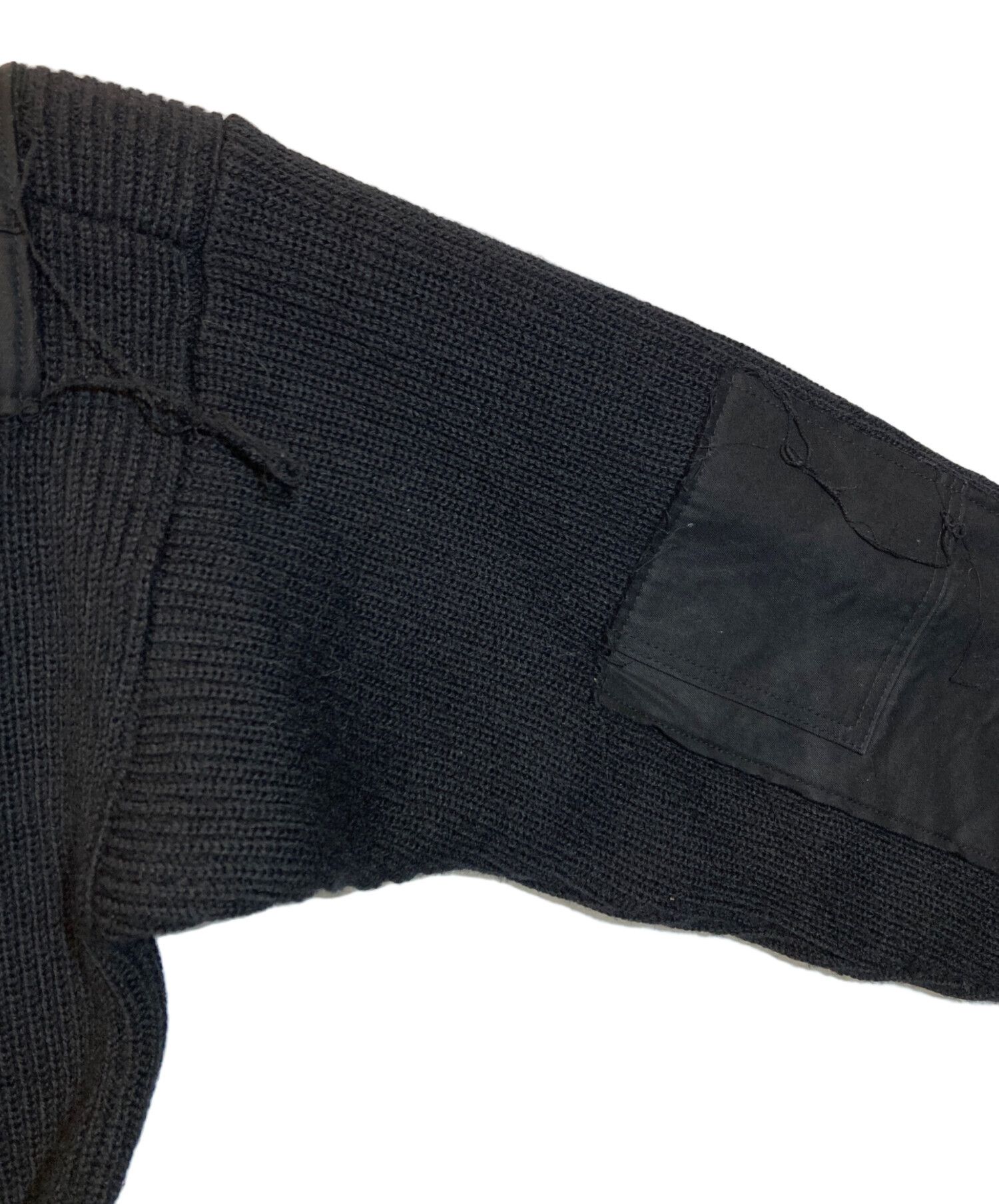 Yohji Yamamoto Yohji Yamamoto pour homme HC-K10-880 Patch Knit Size US L / EU 52-54 / 3 - 4 Thumbnail