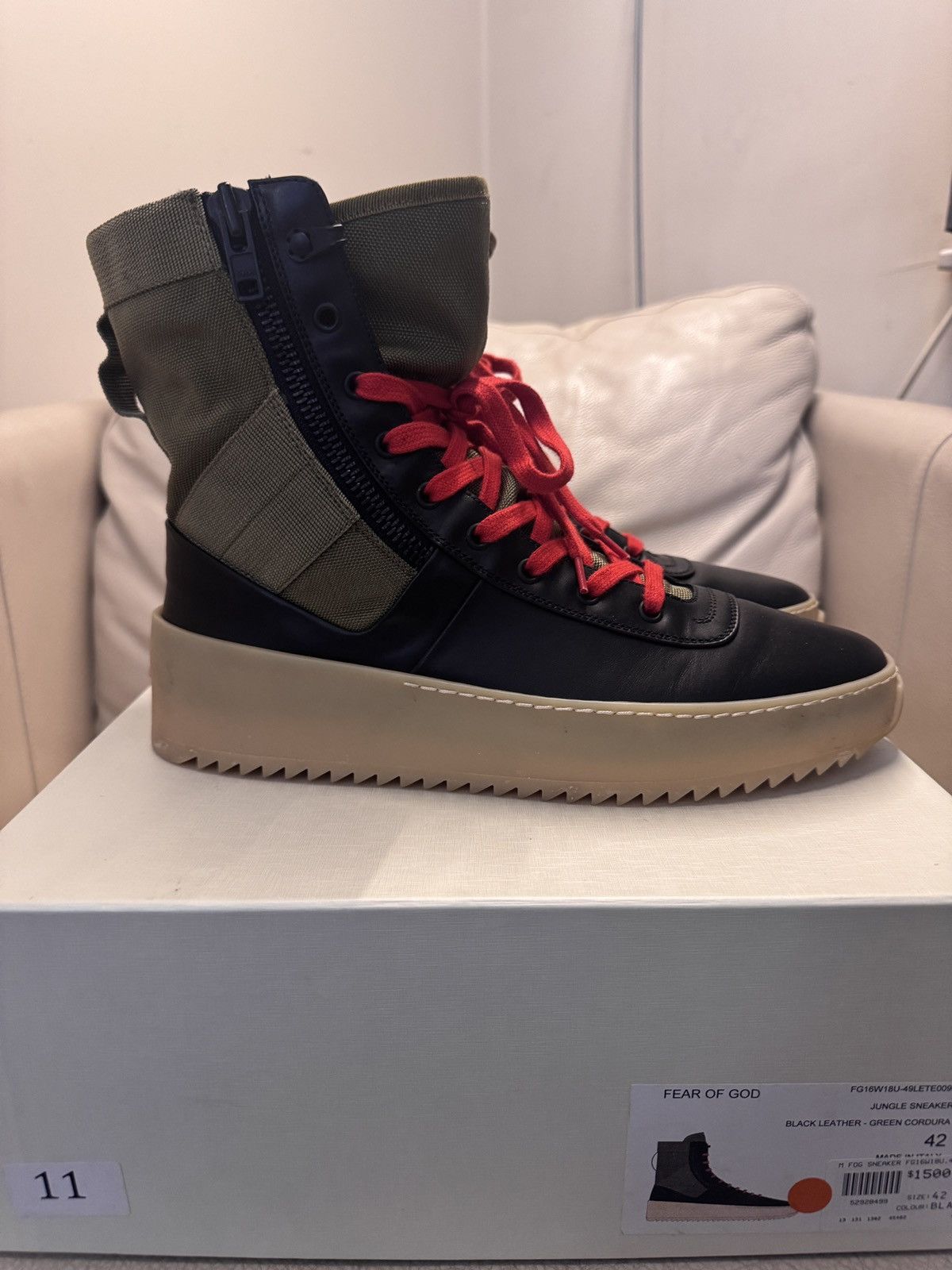 Fear of God Fear of god 5th collection jungle boot Size US 9 / EU 42 - 2 Thumbnail